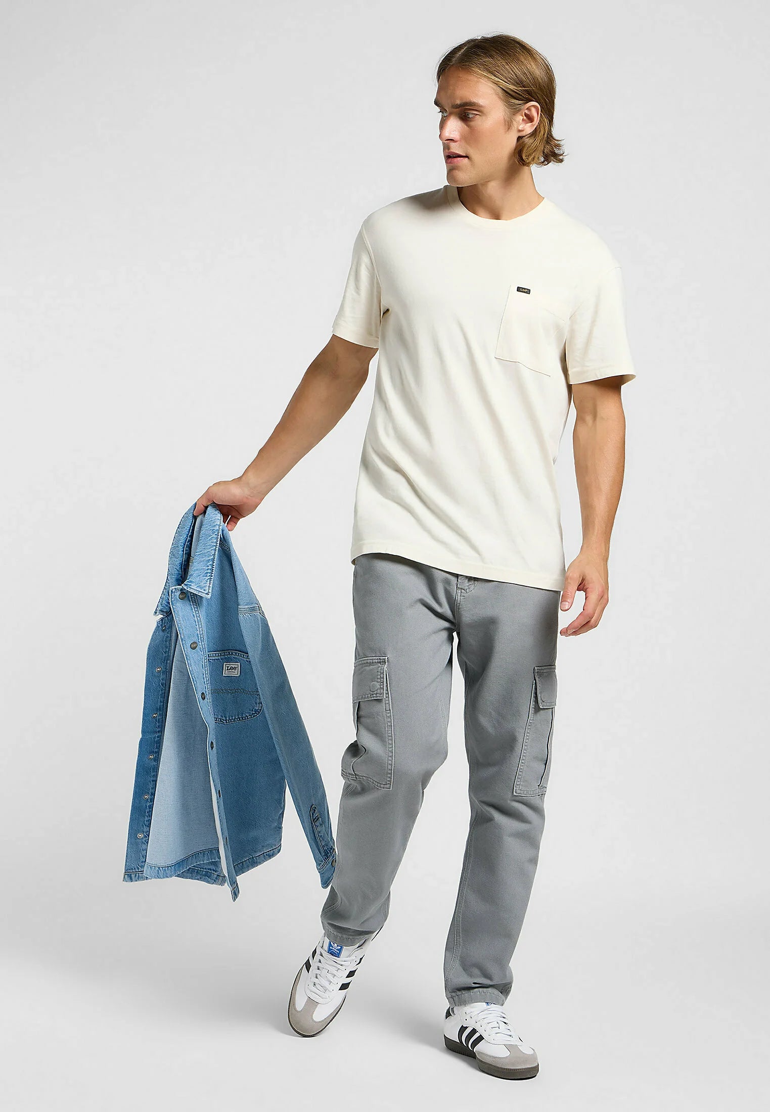 Spodnie Męskie Lee Cargo Pant HD Lee Gray 112364176
