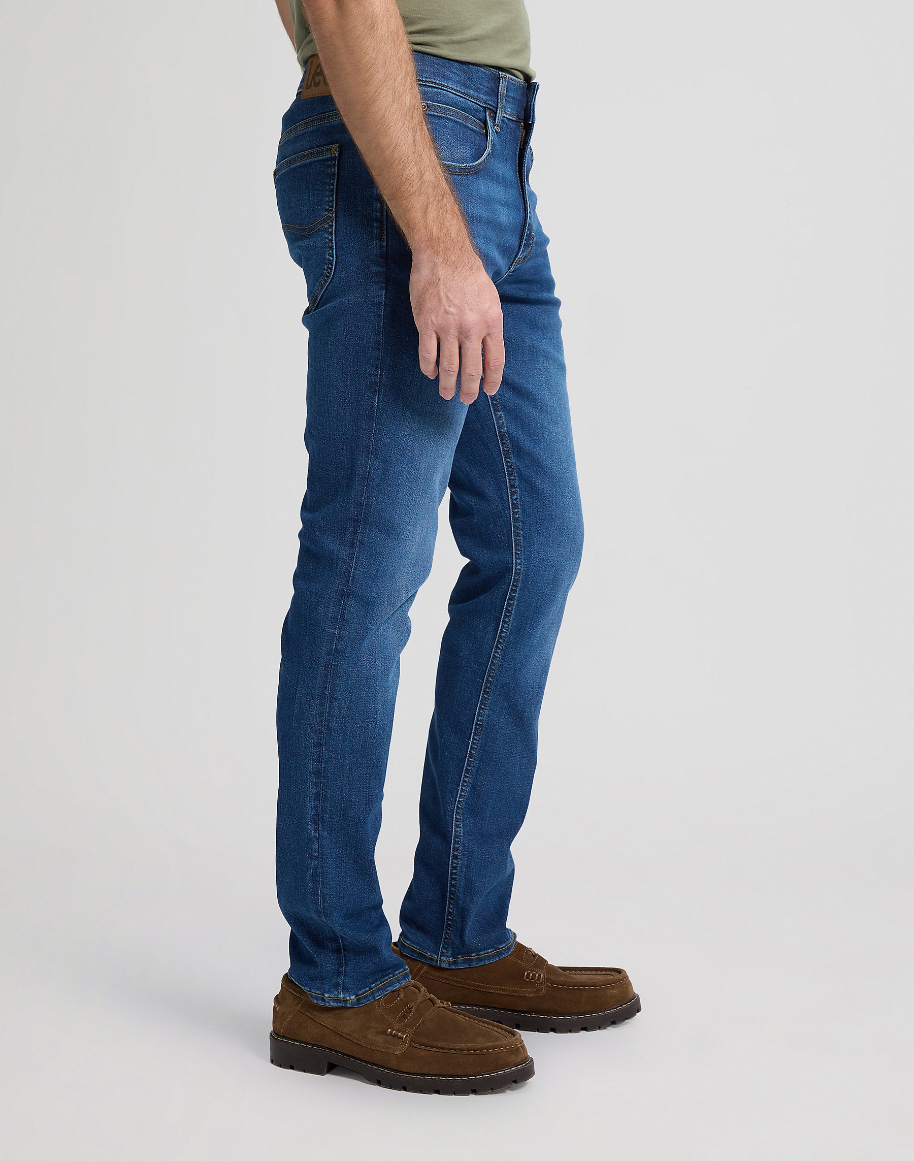 MESKIE SPODNIE LEE DAREN BLUE FUSE 112376377