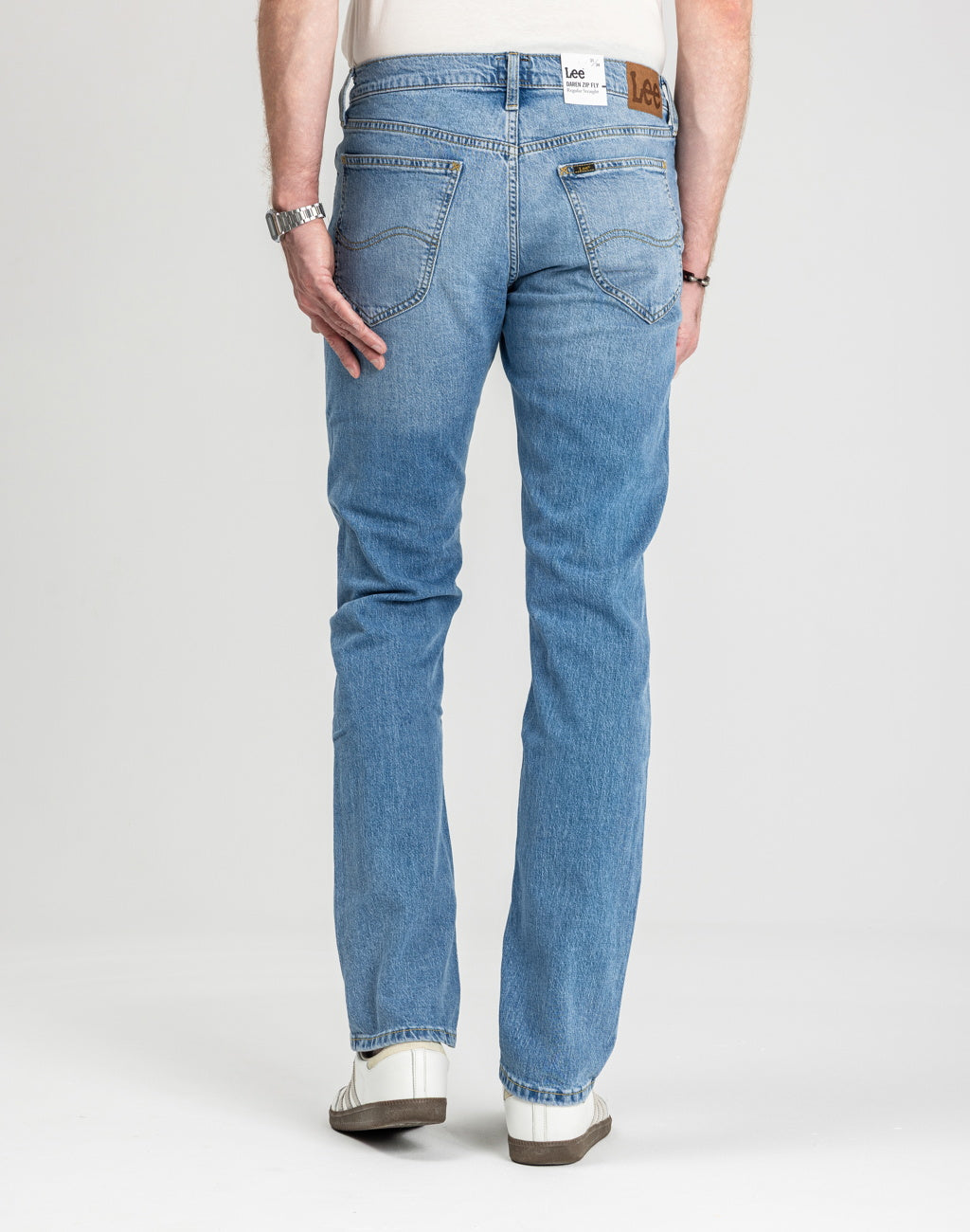 MESKIE SPODNIE  LEE DAREN HORIZON BLUE 112367189