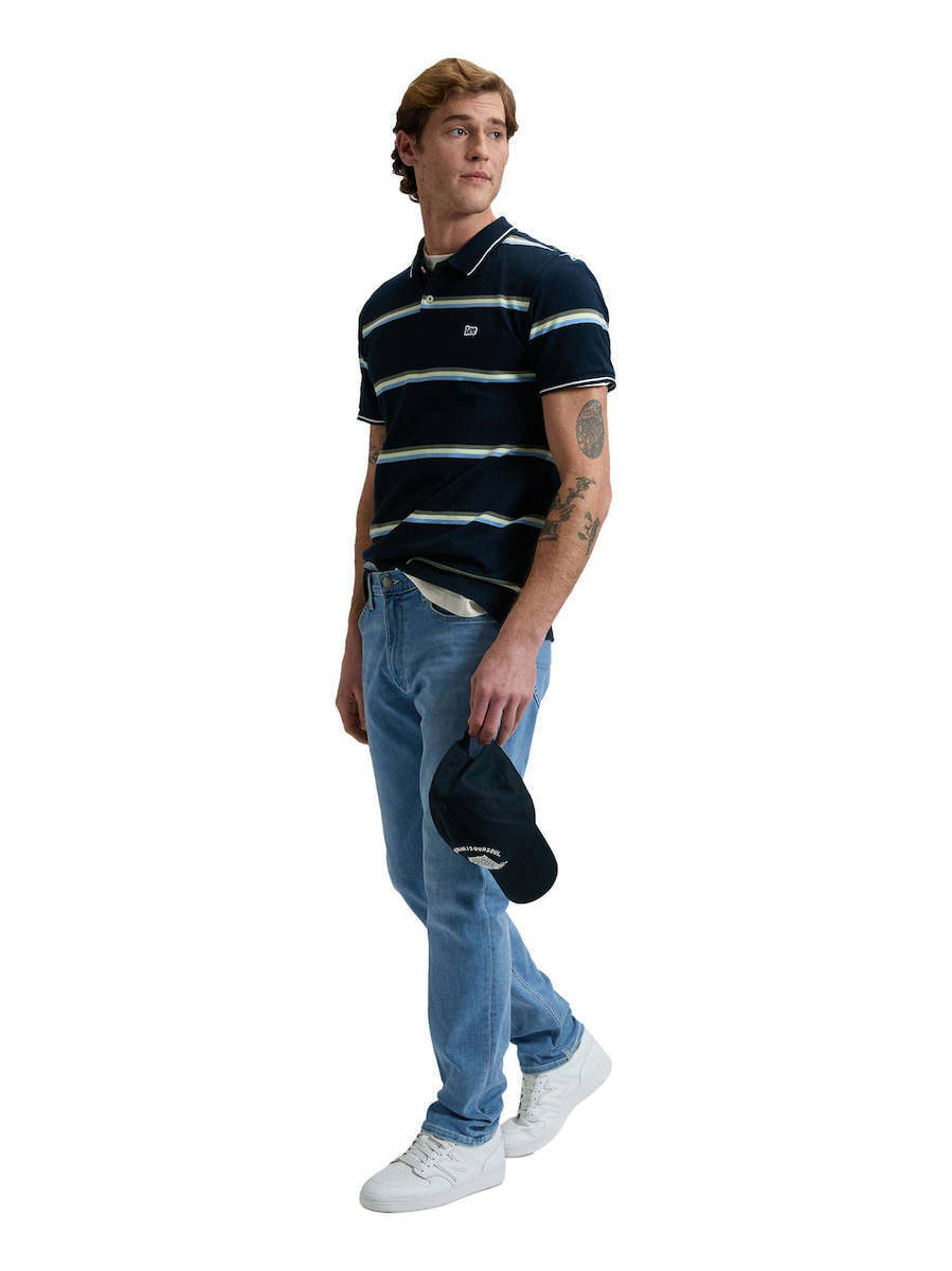 MESKIE SPODNIE LEE DAREN NOBLE BLUE 112377885