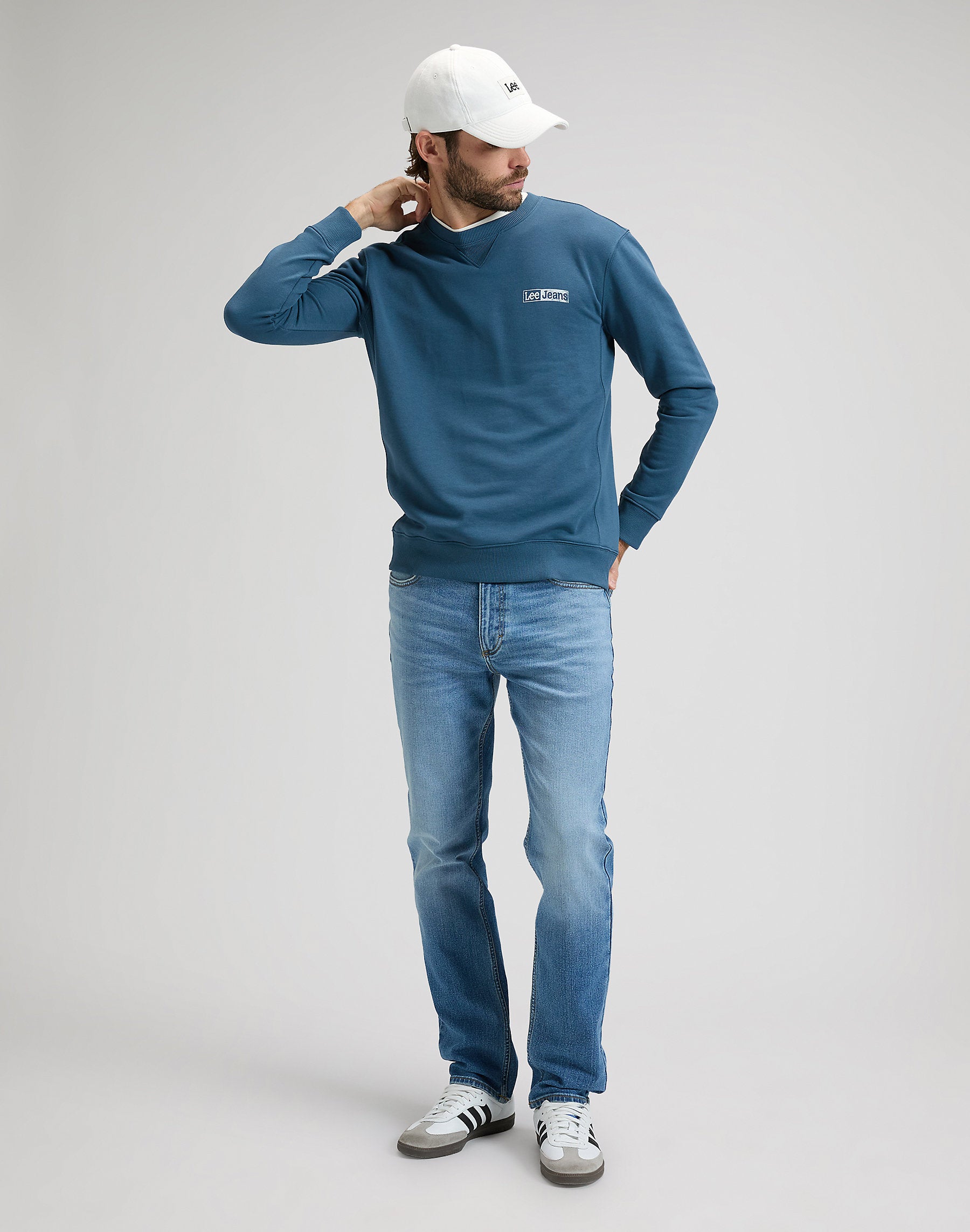 MESKIE SPODNIE LEE DAREN RUGGED BLUES 112376908