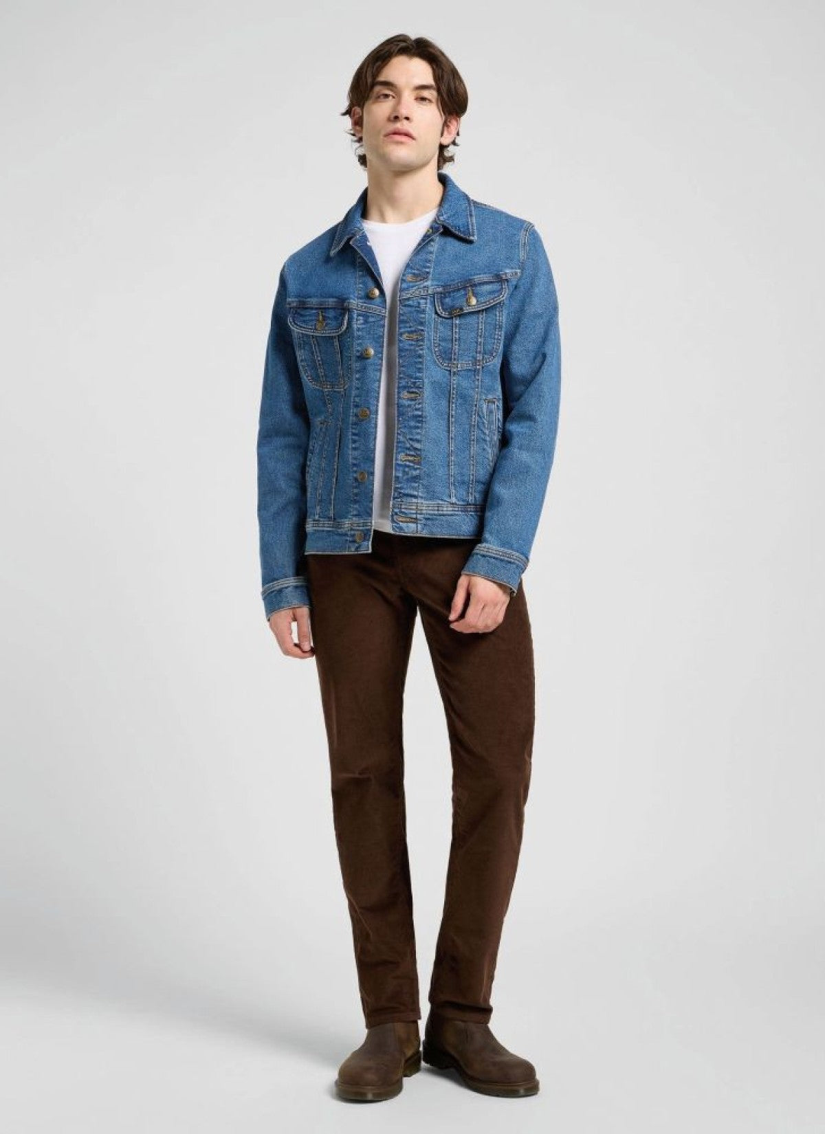 Spodnie Męskie Lee Daren Zip Fly Arabica 112370650