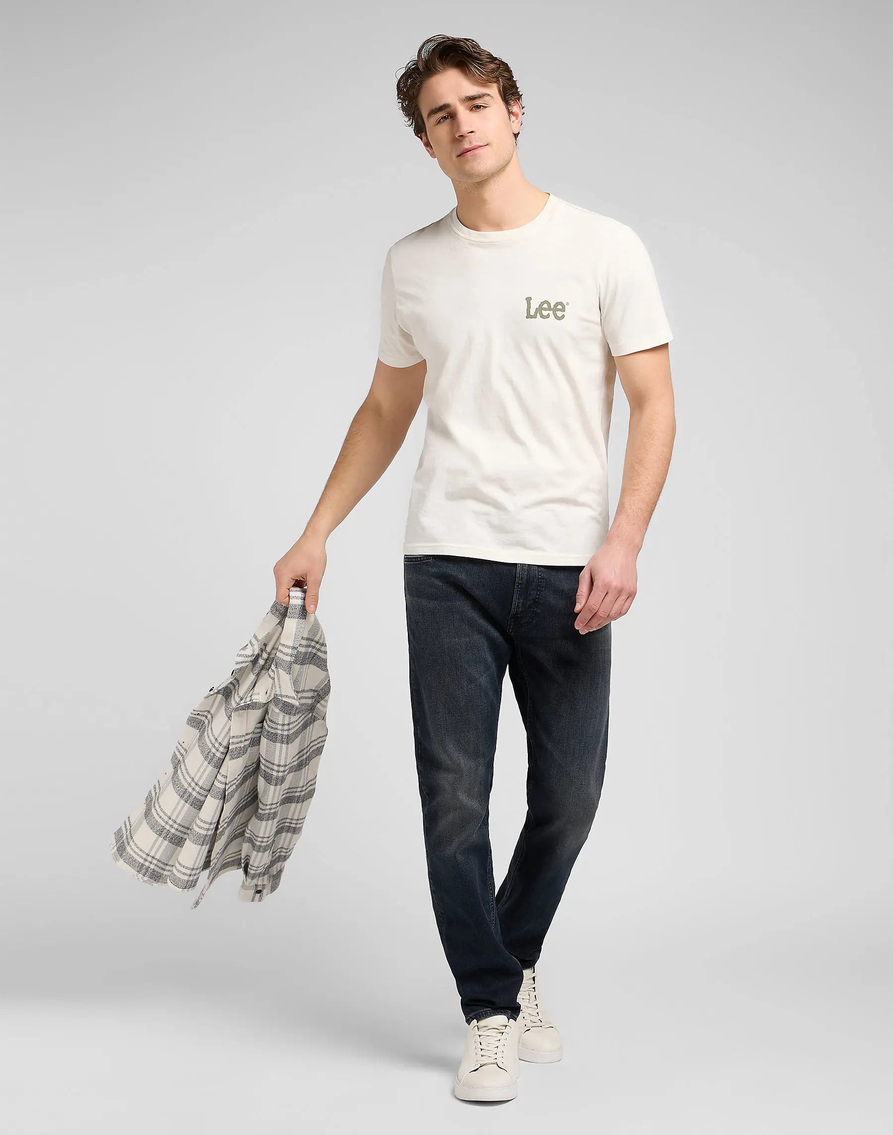 Męskie Spodnie Jeansowe Lee Daren Zip Fly Blue Matter 112371297
