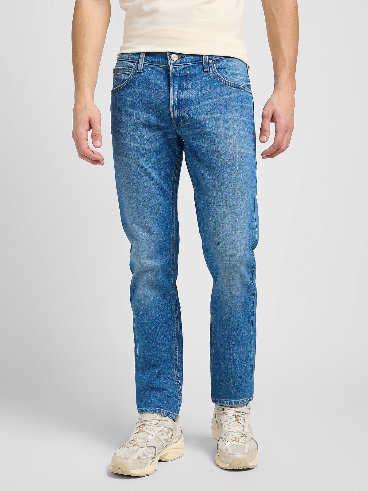 MESKIE SPODNIE LEE DAREN ZIP FLY INDIGO VINTAGE 112346324