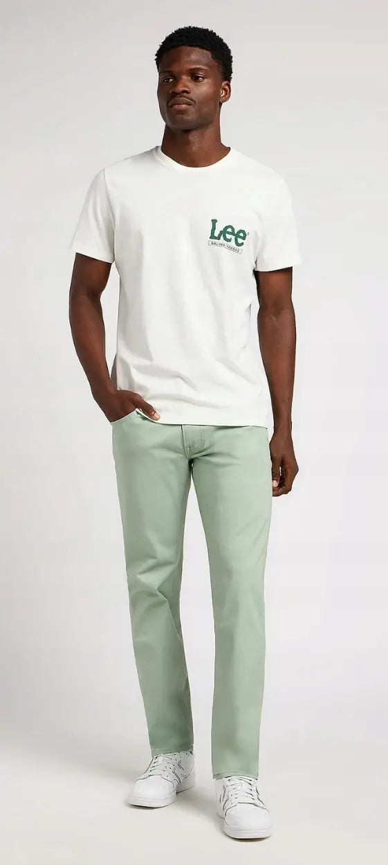 Meskie Spodnie Lee Daren Zip Fly Intuition Grey 112349218