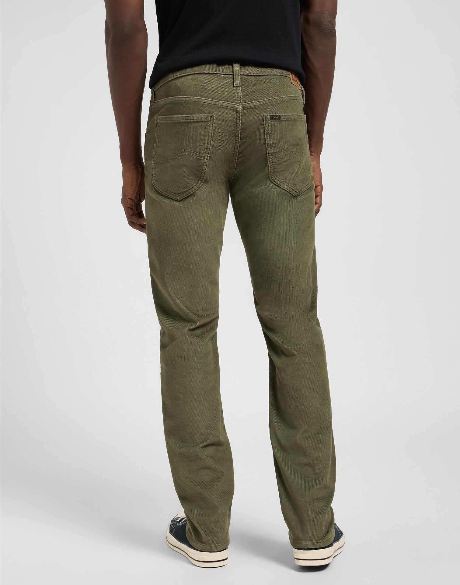 MESKIE SPODNIE LEE DAREN ZIP FLY MERCANTILE GREEN 112370534