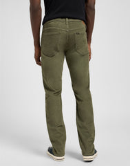 MESKIE SPODNIE LEE DAREN ZIP FLY MERCANTILE GREEN 112370534