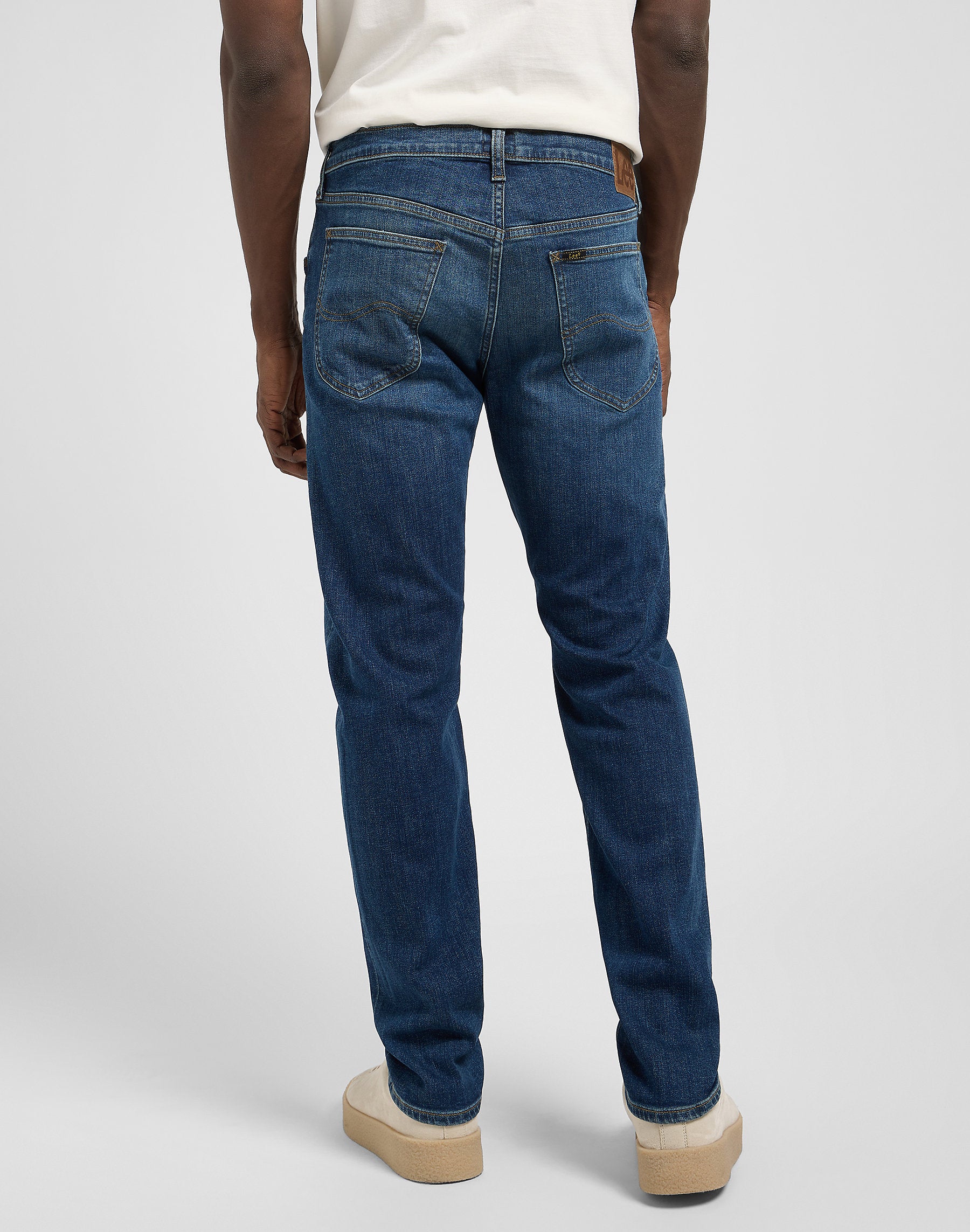 Meskie Spodnie Lee Daren Zip Fly Rusty Rivet 112370644