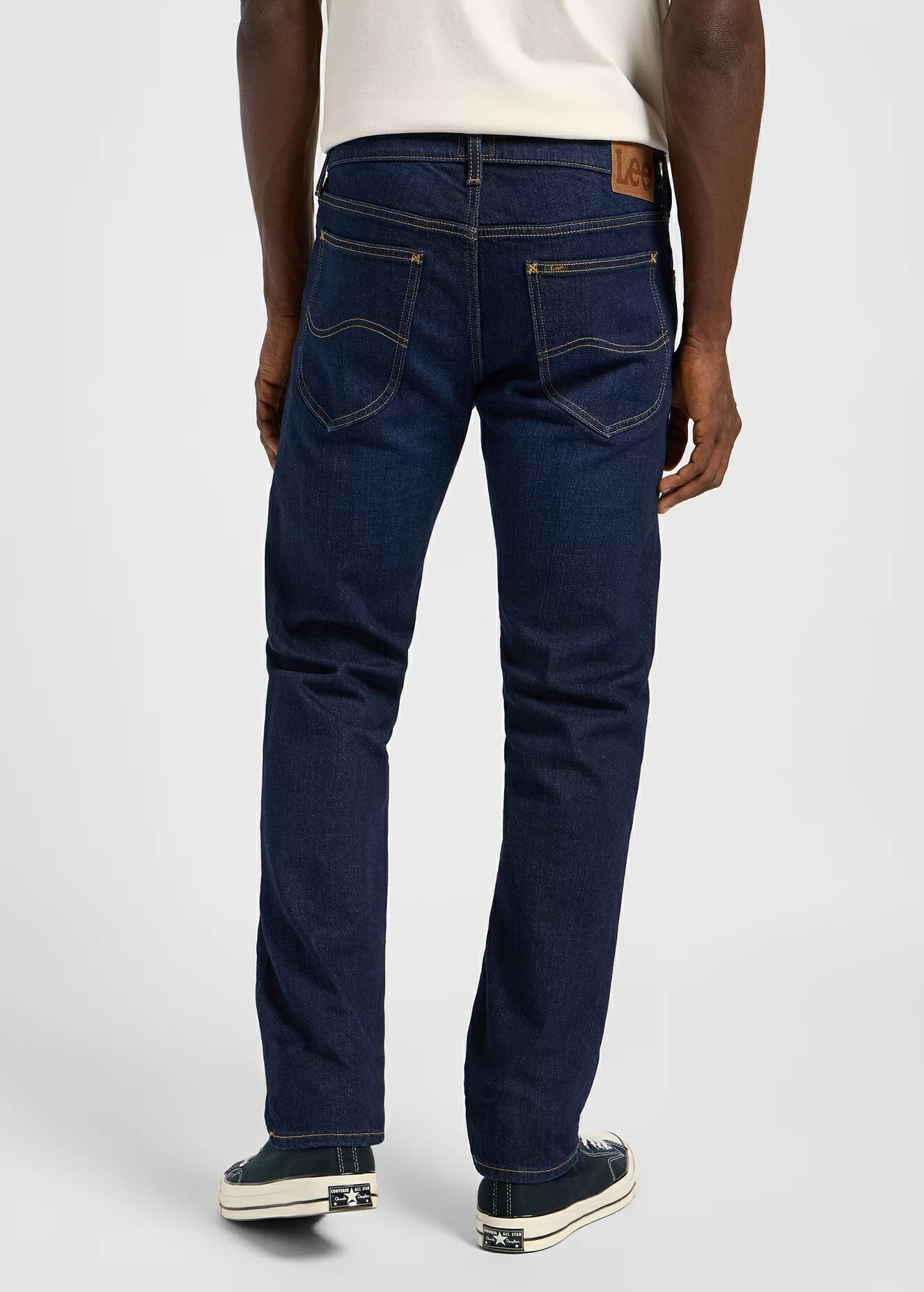 Męskie Spodnie Jeansowe Lee Daren Zip Fly Siren Indigo 112365746