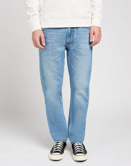 Męskie Spodnie Jeansowe Lee Daren Zip Fly Solid Blues 112350160