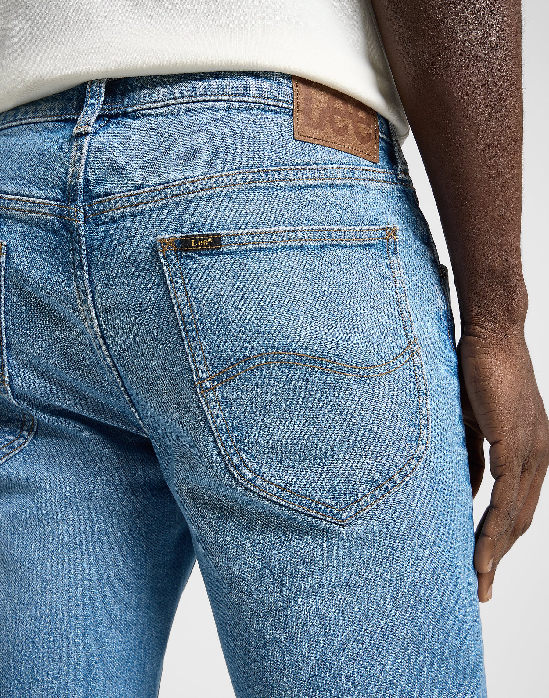 Męskie Spodnie Jeansowe Lee Daren Zip Fly Soren 112363711