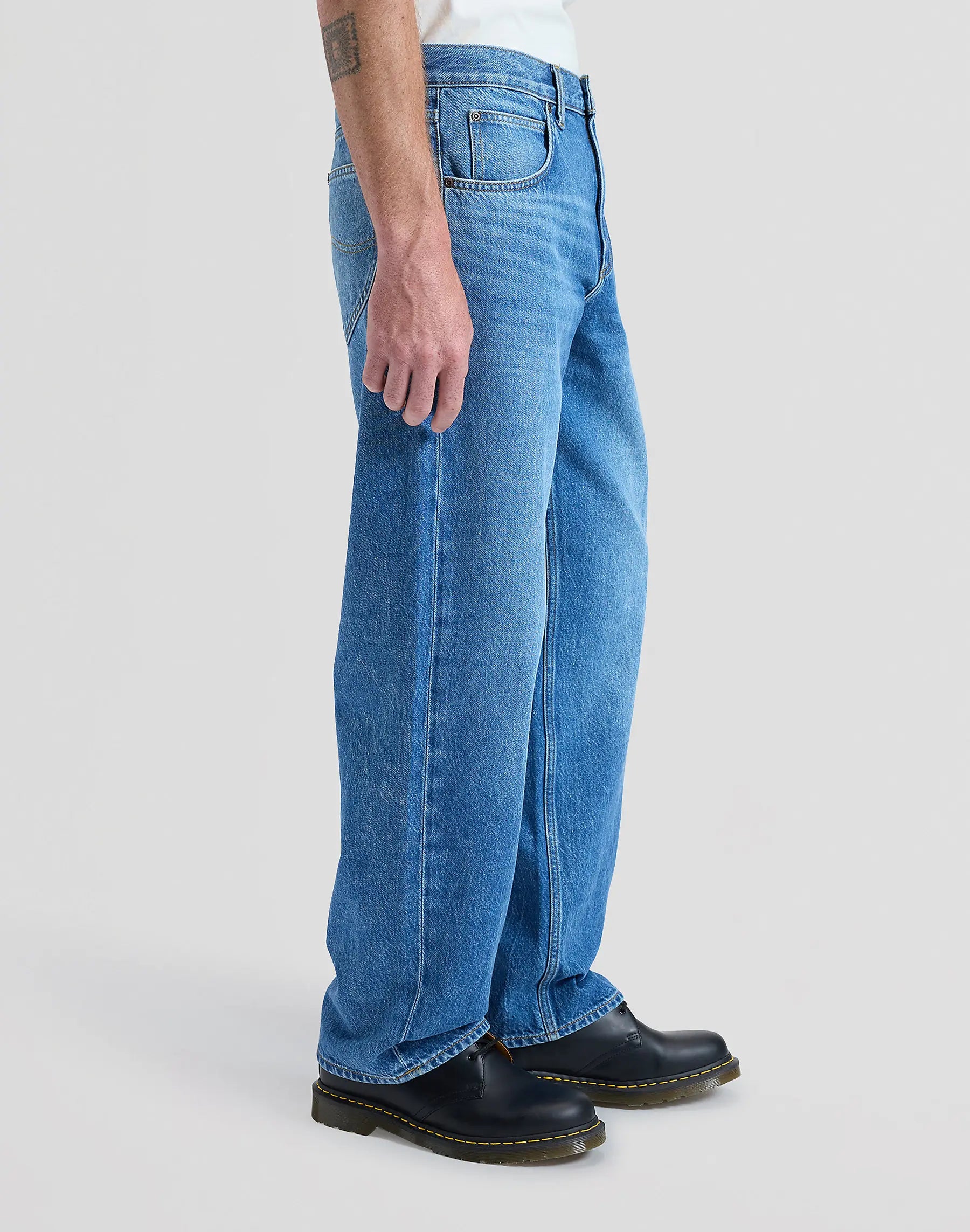 MESKIE SPODNIE LEE HENRY HYPER BLUE 112376341