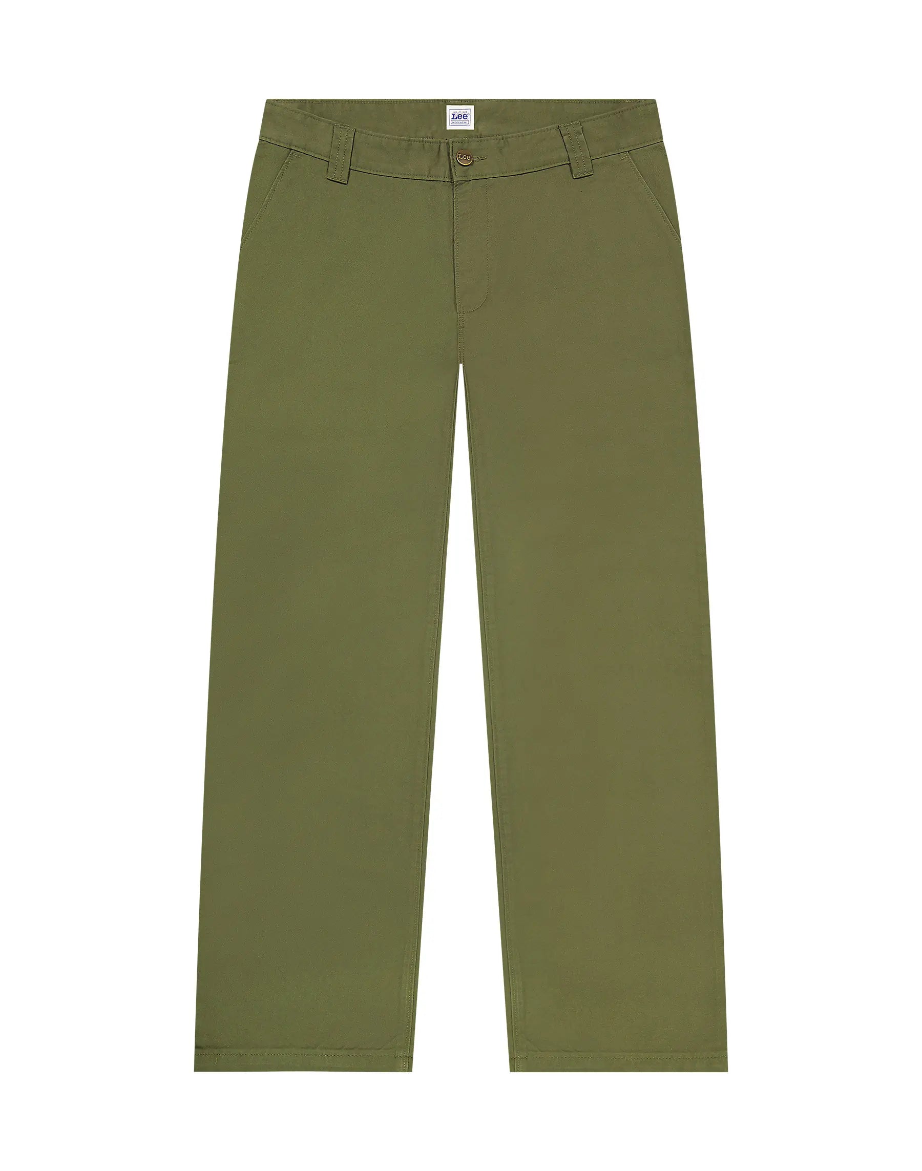Meskie Spodnie Lee Loose Workwear Chino Oak Moss 112378739