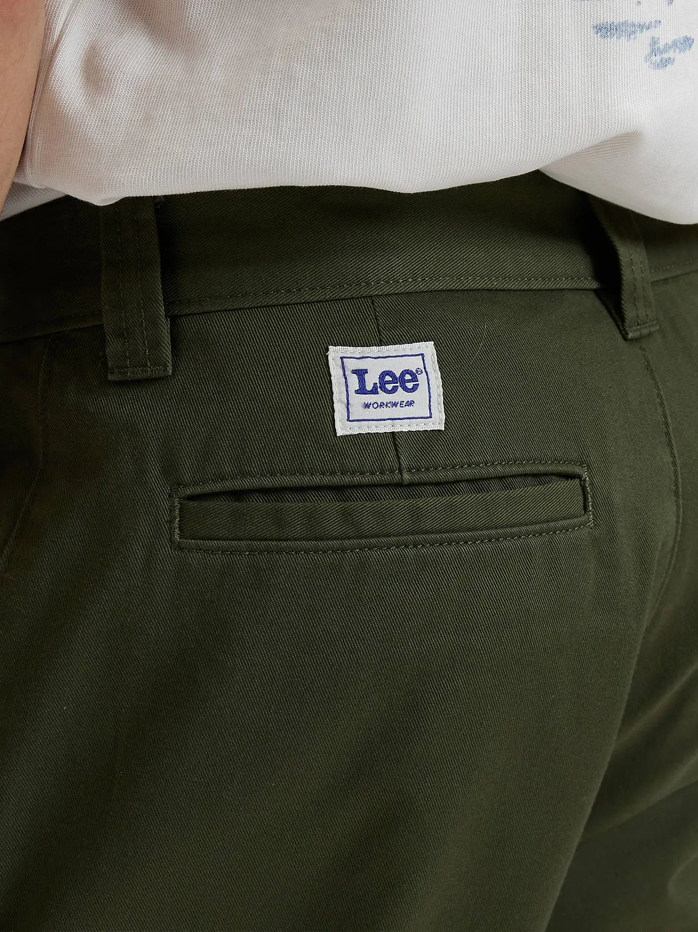Meskie Spodnie Lee Loose Workwear Chino Oak Moss 112378739