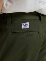Meskie Spodnie Lee Loose Workwear Chino Oak Moss 112378739