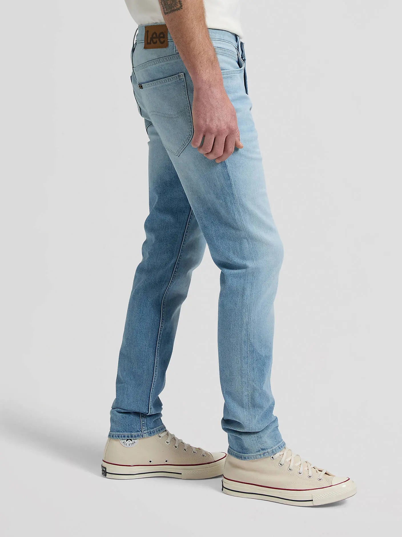 MESKIE SPODNIE LEE LUKE BLUE TIDE 112376383