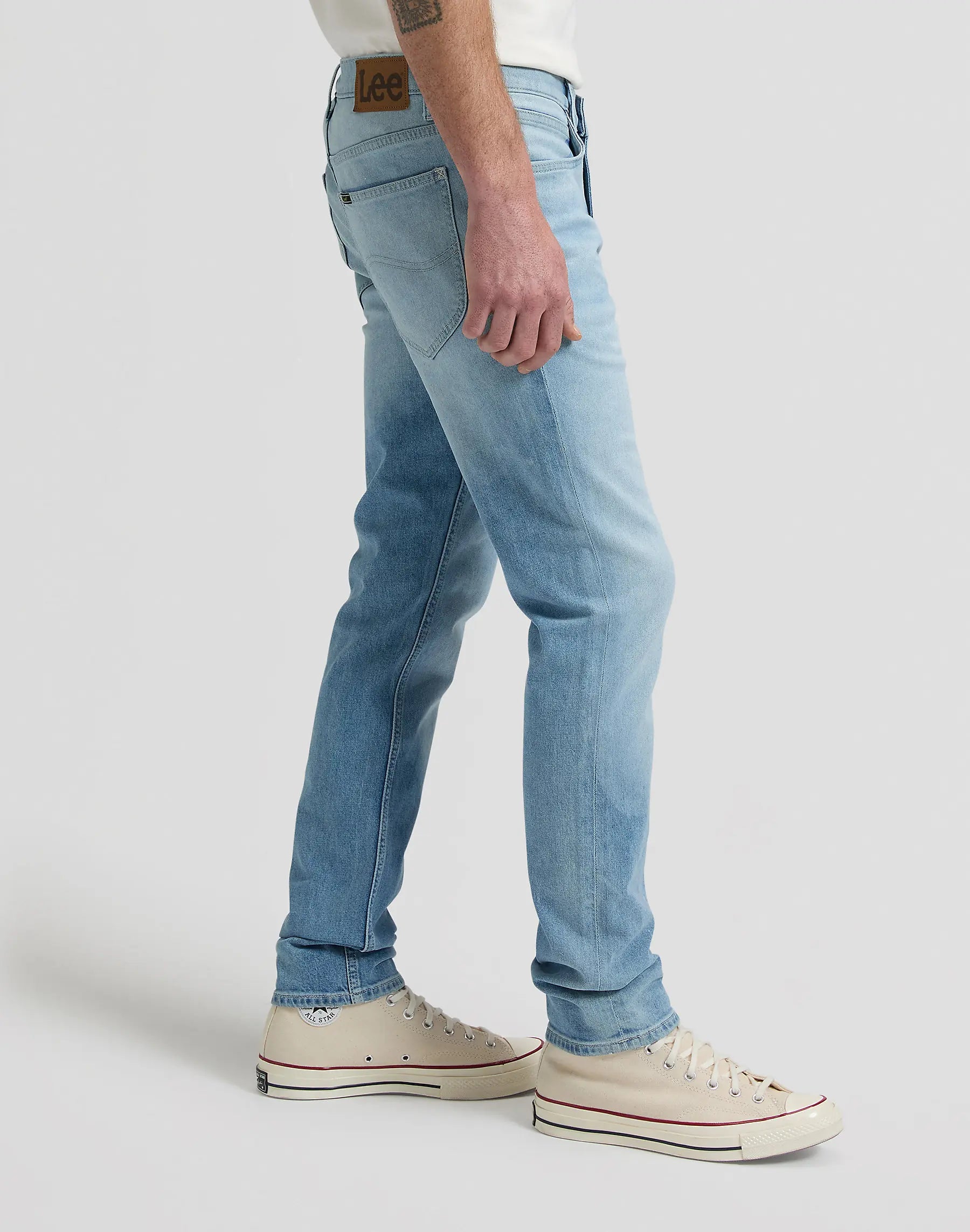 MESKIE SPODNIE LEE LUKE BLUE TIDE 112376383