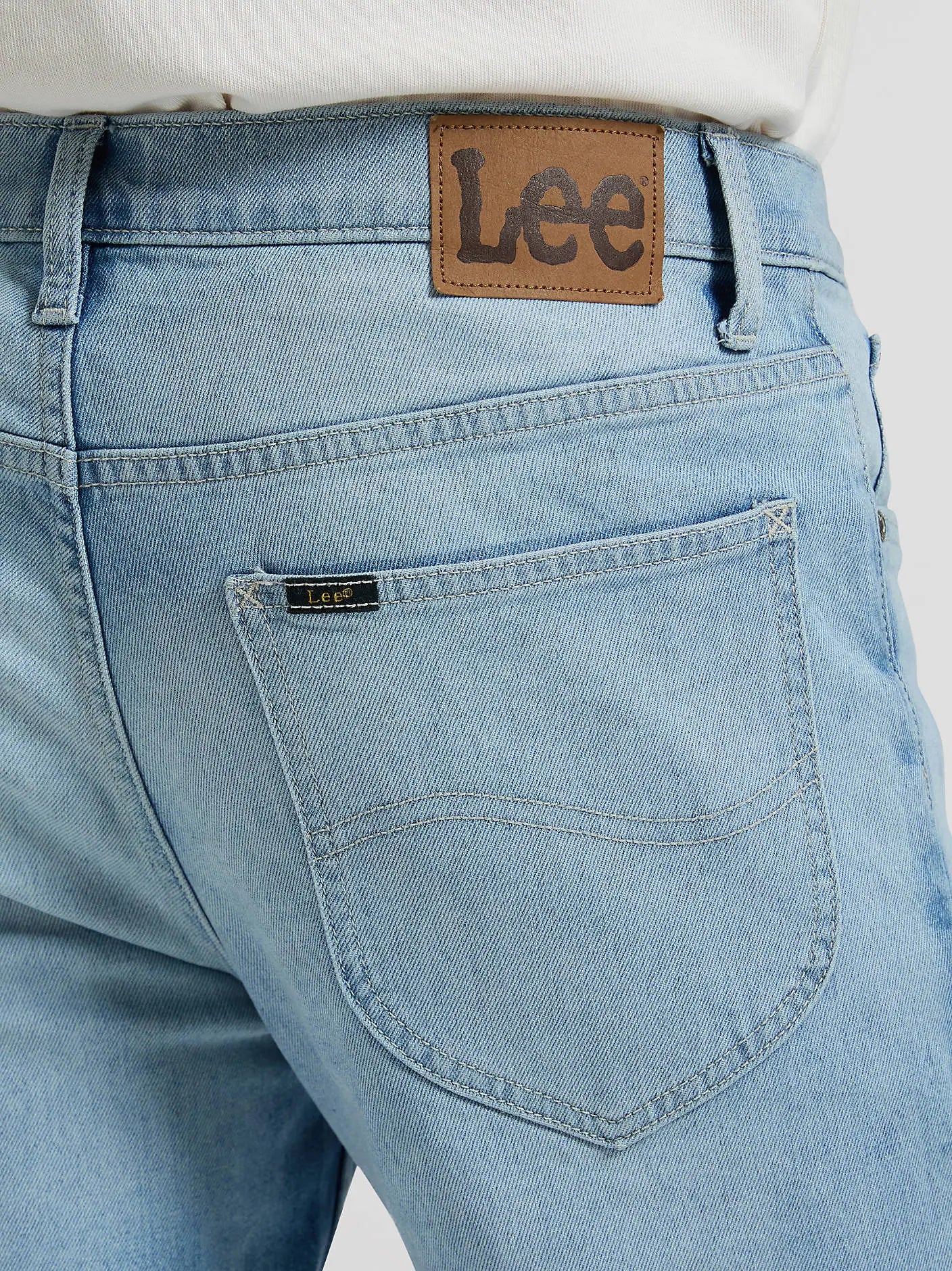 MESKIE SPODNIE LEE LUKE BLUE TIDE 112376383