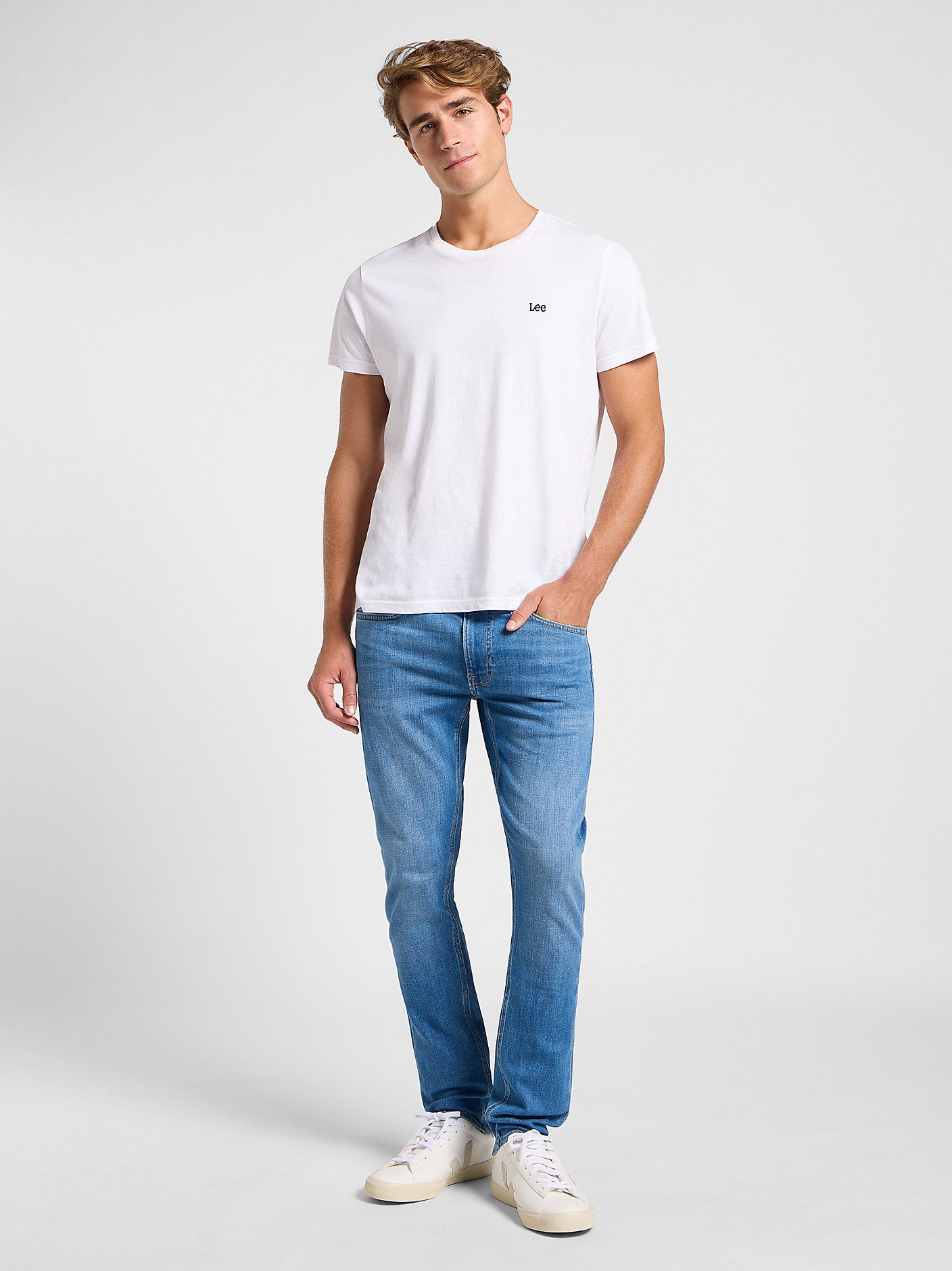 Męskie Spodnie Jeansowe Lee Luke Silo 112363975