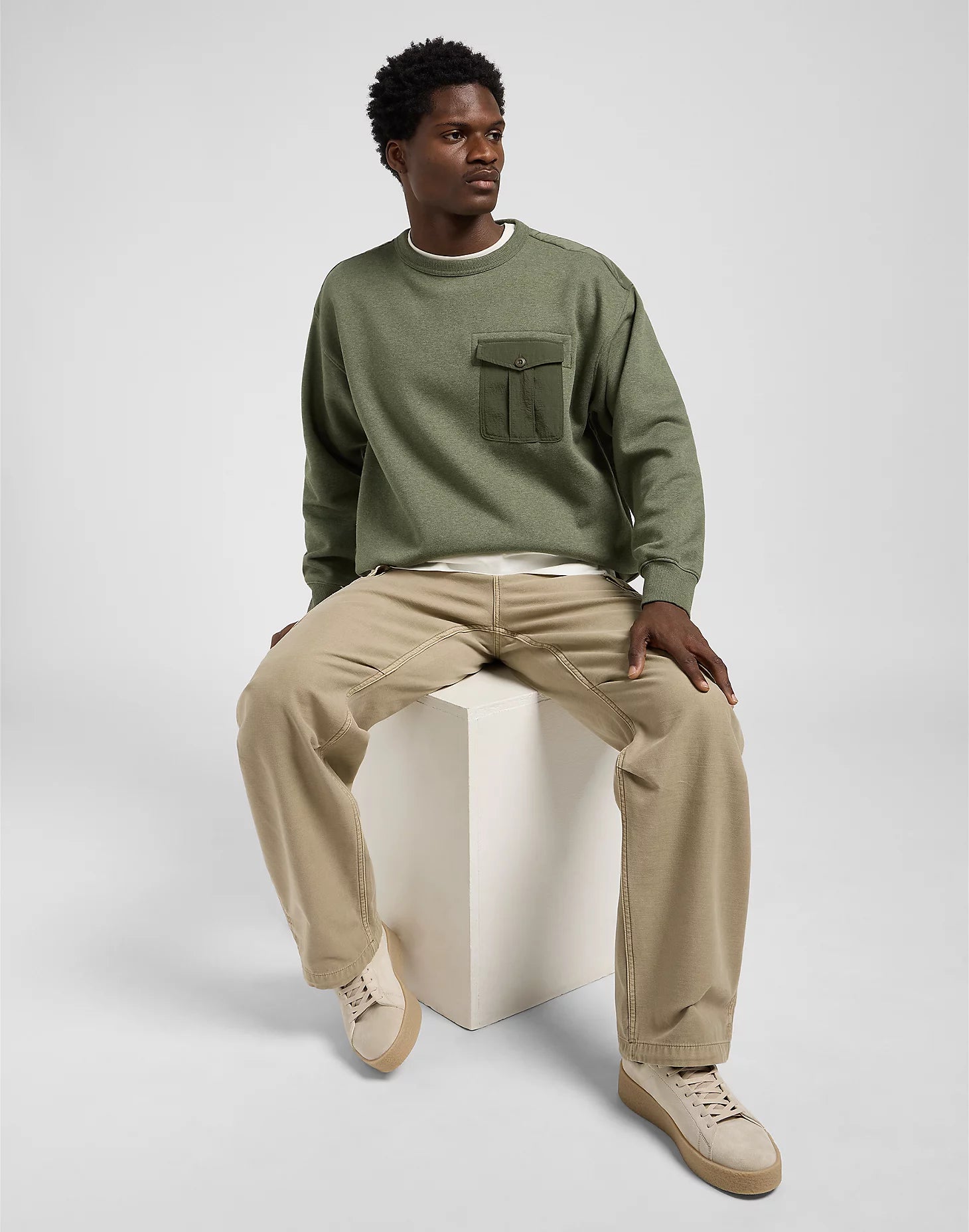 Spodnie Męskie Lee Parachute Cargo Kansas City Khaki 112370581