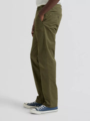 MESKIE SPODNIE LEE REGULAR CHINO OLIVE MOSS 112378506