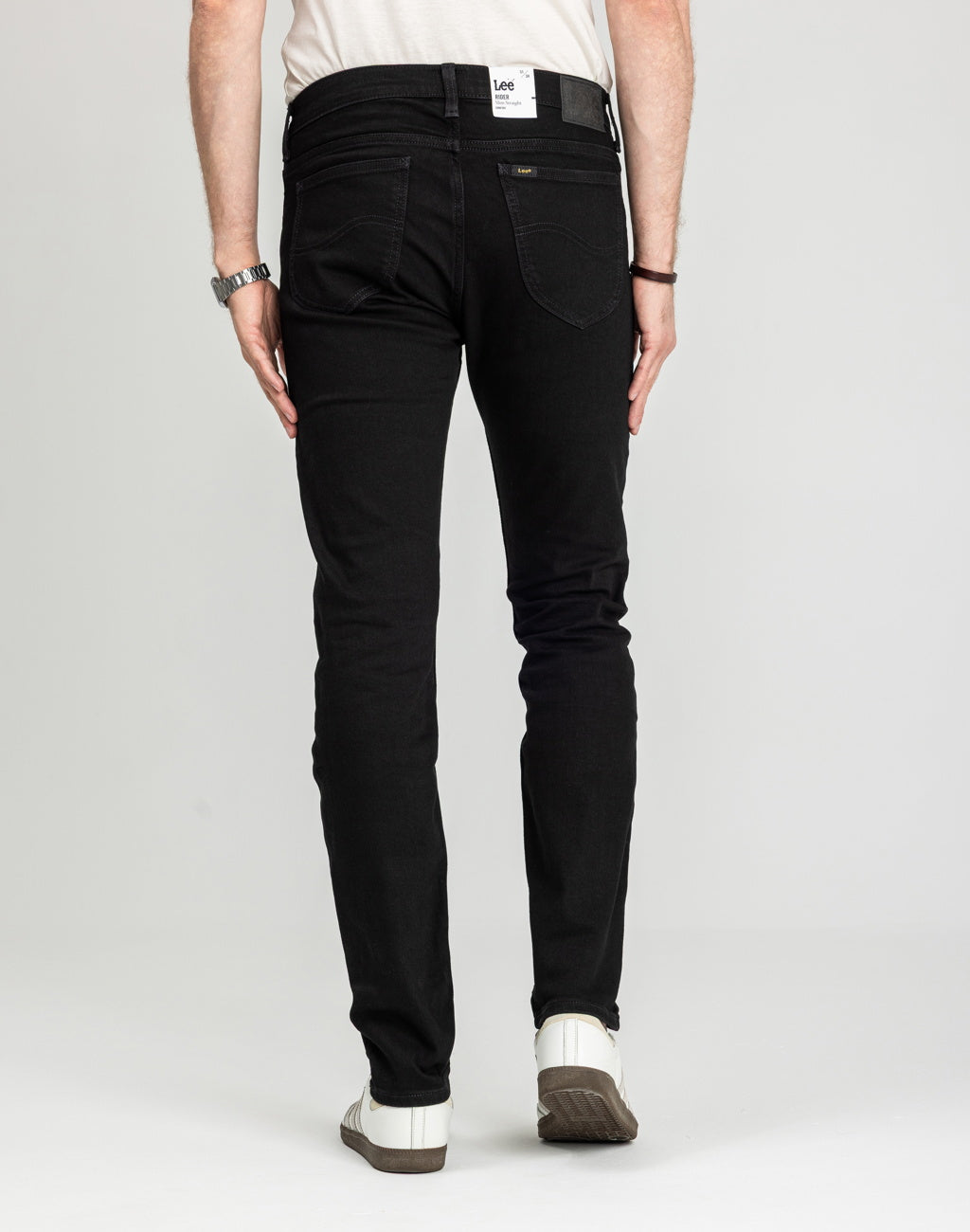Męskie Spodnie Lee Rider Black Rinse 112117653