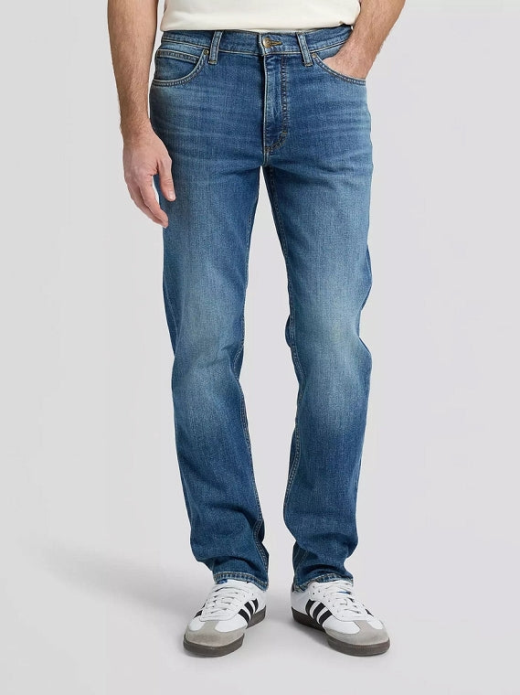 MESKIE SPODNIE LEE RIDER OCEAN BLUE 112376409