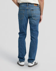 MESKIE SPODNIE LEE RIDER OCEAN BLUE 112376409