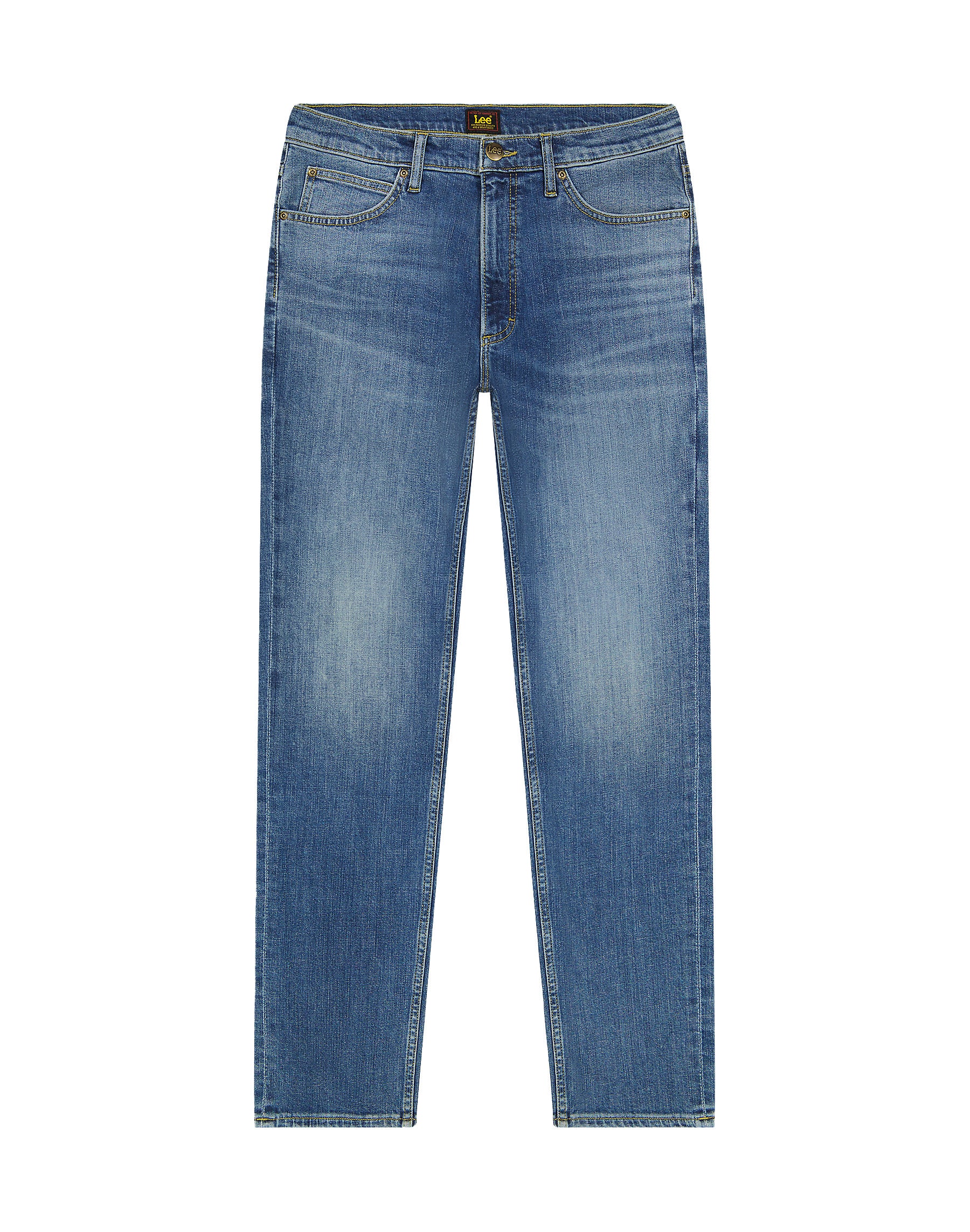 MESKIE SPODNIE LEE RIDER OCEAN BLUE 112376409