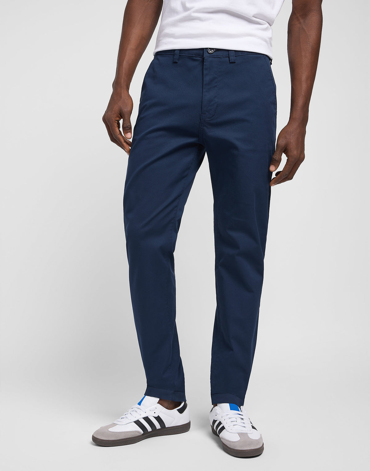 MESKIE SPODNIE LEE SLIM CHINO DEEP NAVY 112321634