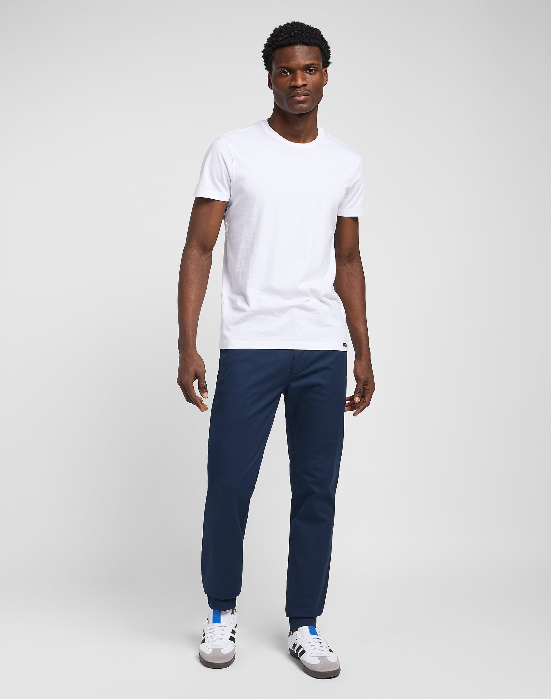 MESKIE SPODNIE LEE SLIM CHINO DEEP NAVY 112321634