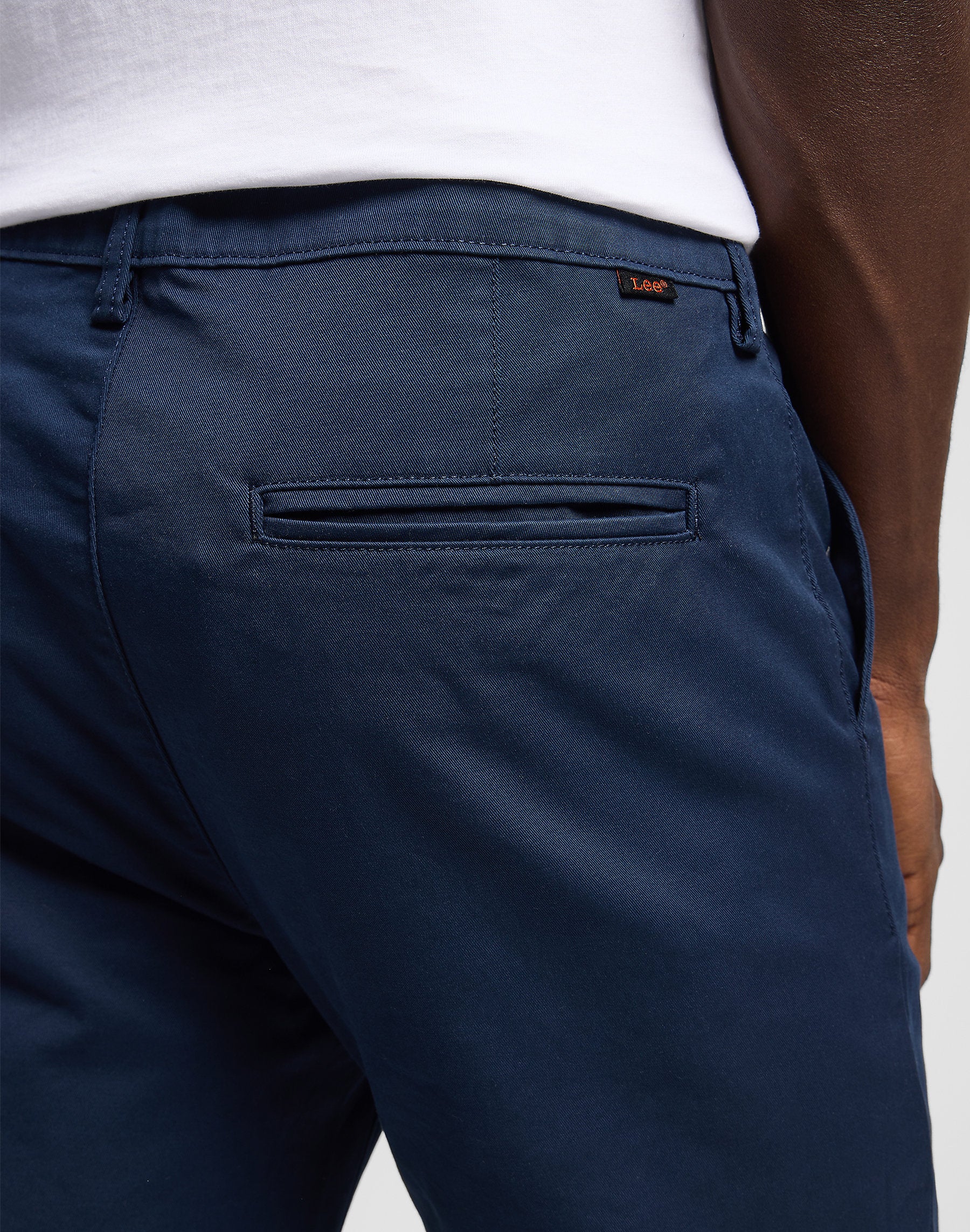 MESKIE SPODNIE LEE SLIM CHINO DEEP NAVY 112321634