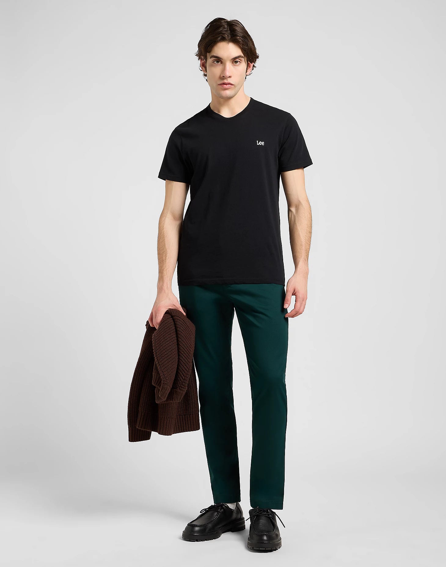 Spodnie Męskie Lee Slim Chino Jade Forest 112370610