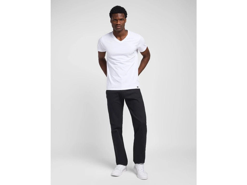 Męskie Spodnie Lee Slim Fit MVP Black 112324636