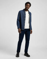 MESKIE SPODNIE LEE SLIM FIT MVP RIVET NAVY 112370602