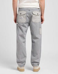 MESKIE SPODNIE LEE SLOUCHY STR CARPENTER GEMINI GREY 112370584