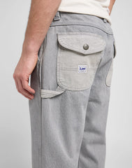 MESKIE SPODNIE LEE SLOUCHY STR CARPENTER GEMINI GREY 112370584