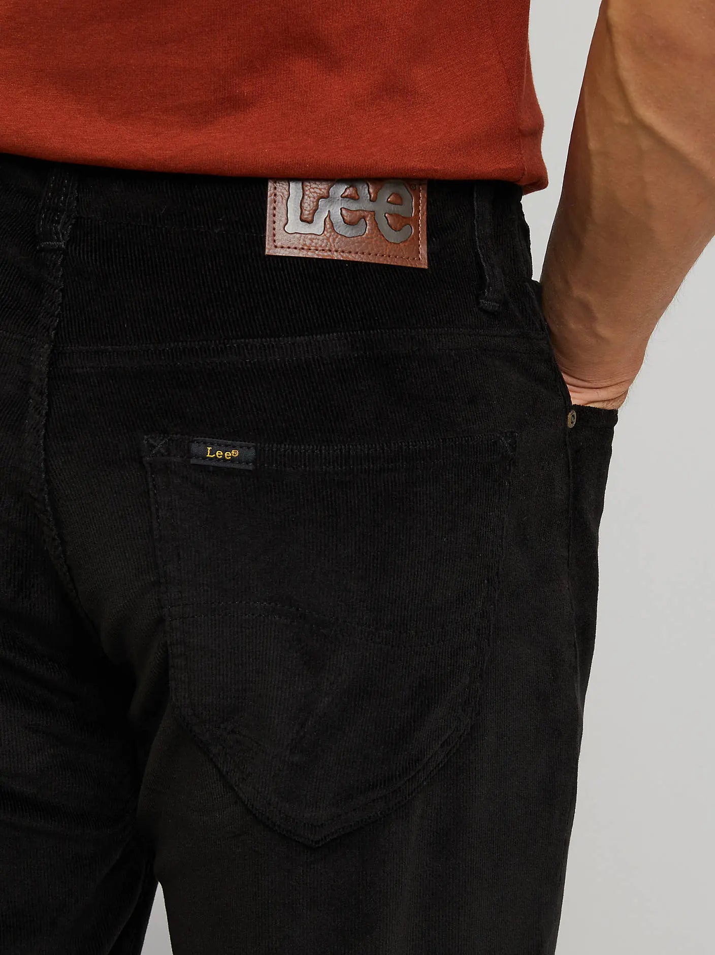 MESKIE SPODNIE LEE STRAIGHT FIT MVP BLACK 112343355