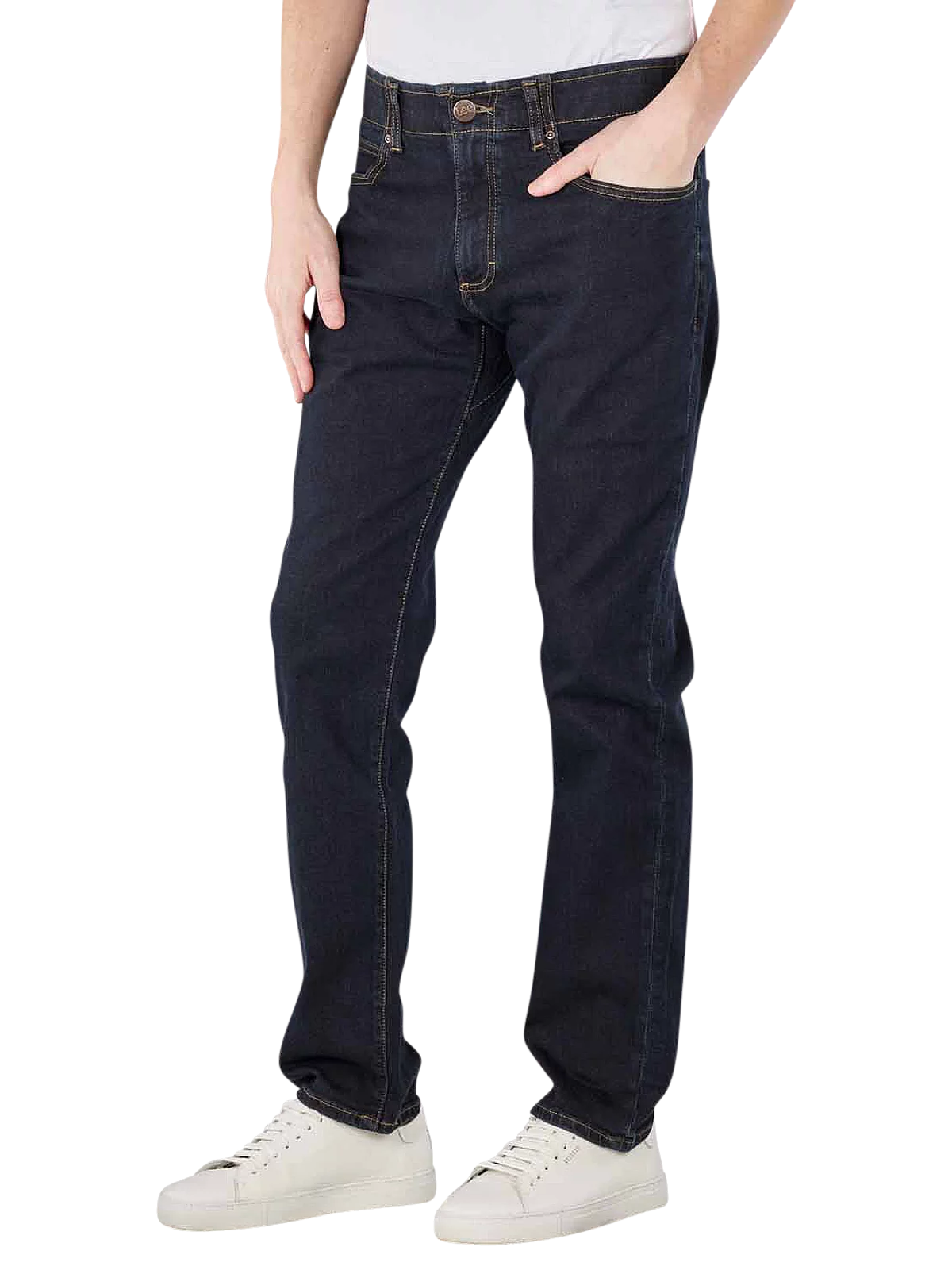 Męskie Spodnie Lee Straight Fit MVP Rinse 112329344