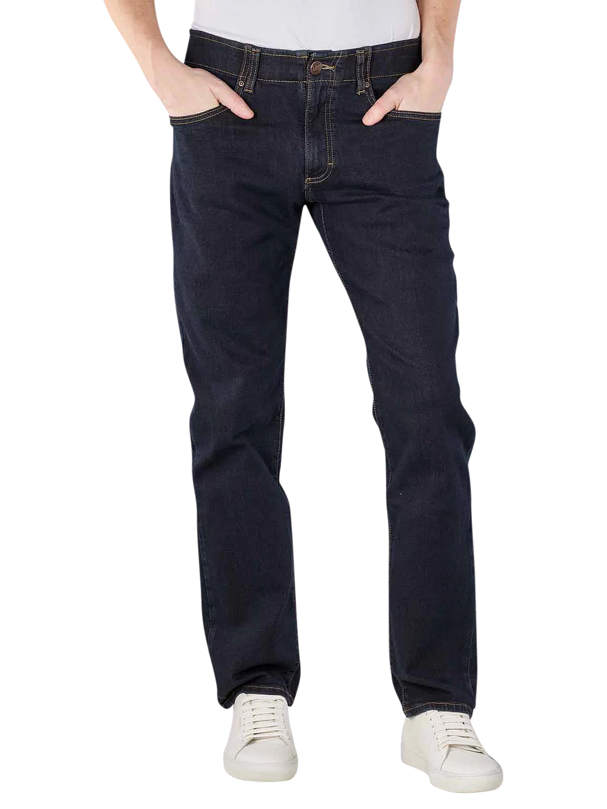 Męskie Spodnie Lee Straight Fit MVP Rinse 112329344