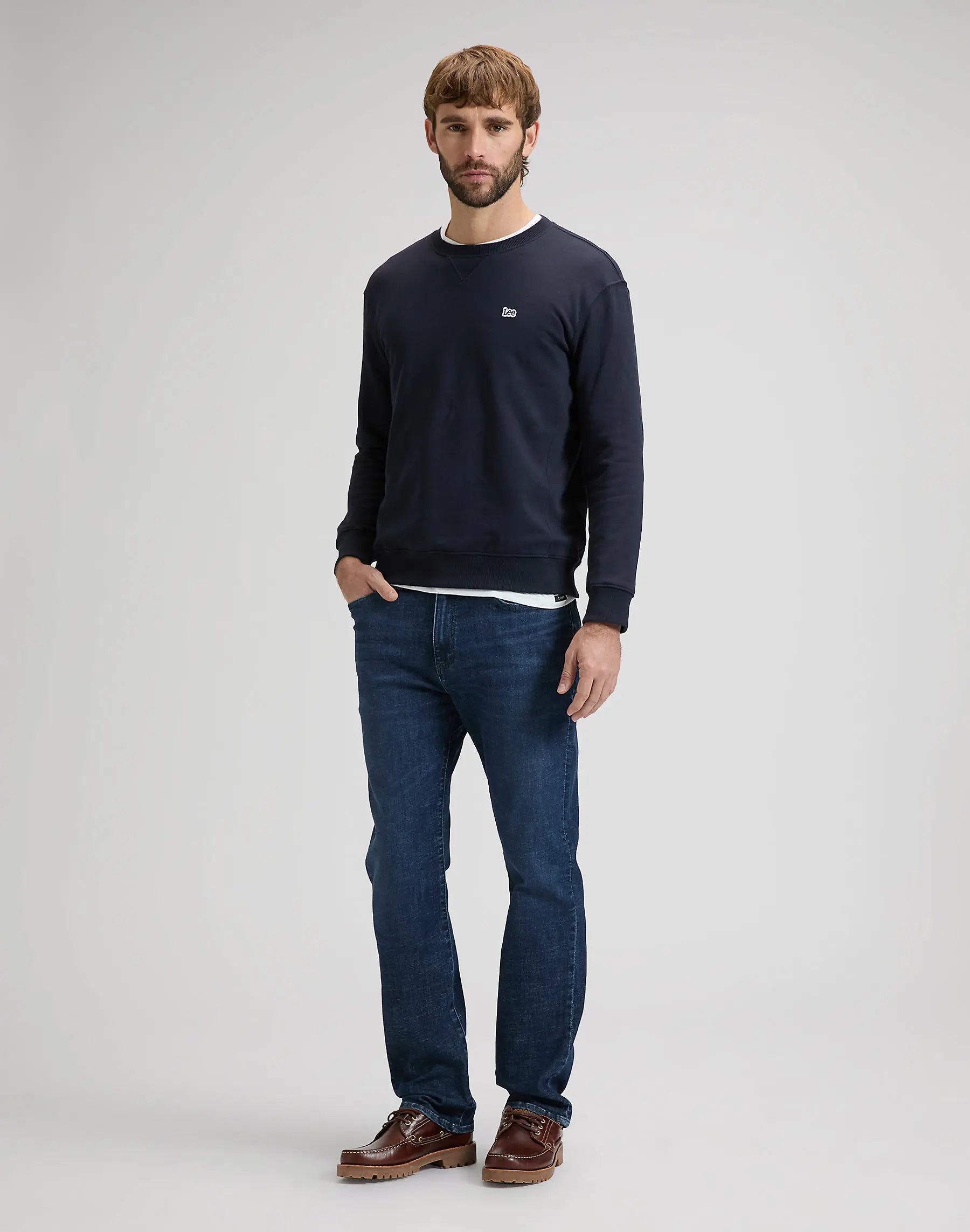MESKIE SPODNIE LEE STRAIGHT FIT XM BLITHE 112378733