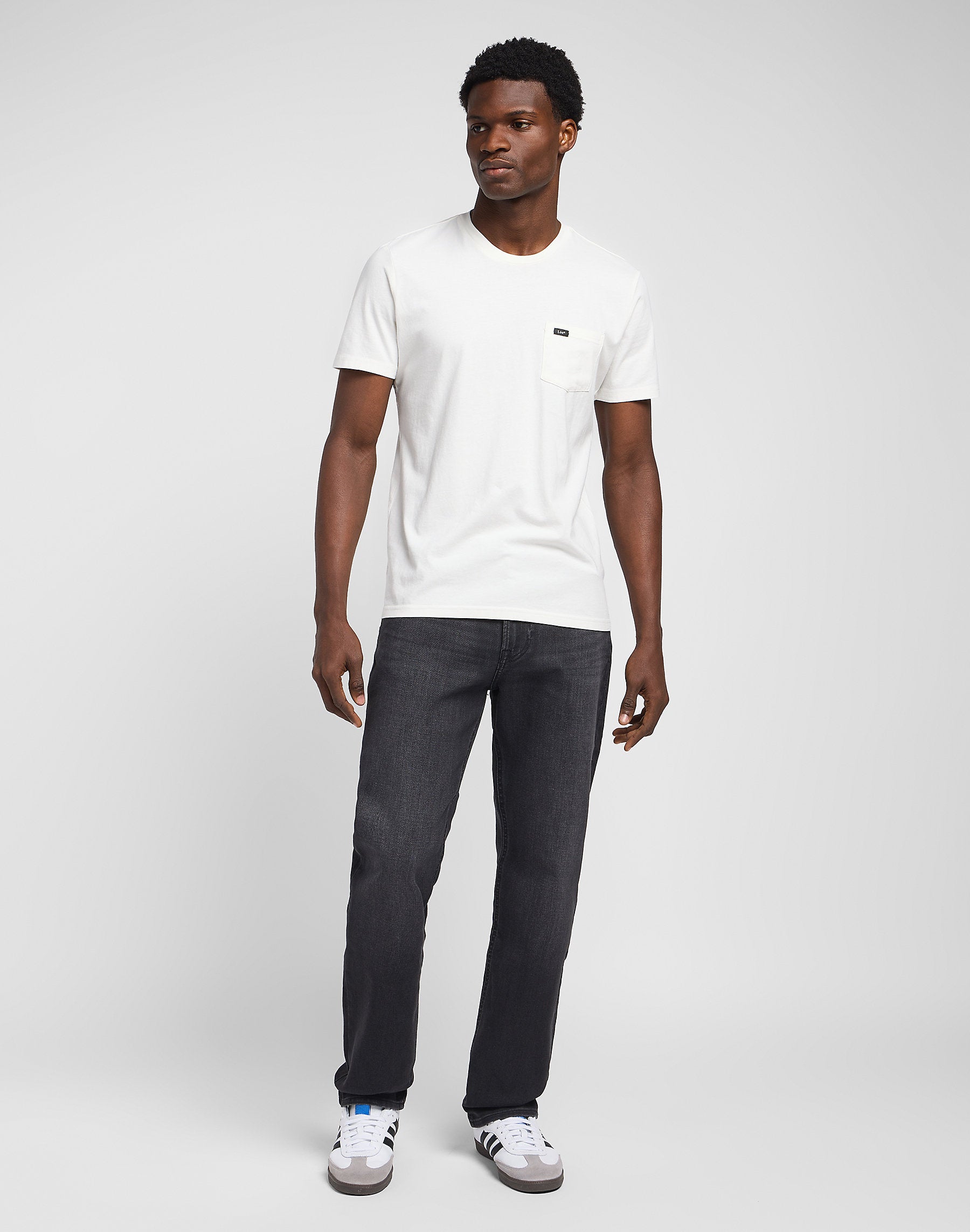 Męskie Spodnie Jeansowe Lee West Black Used 112339070