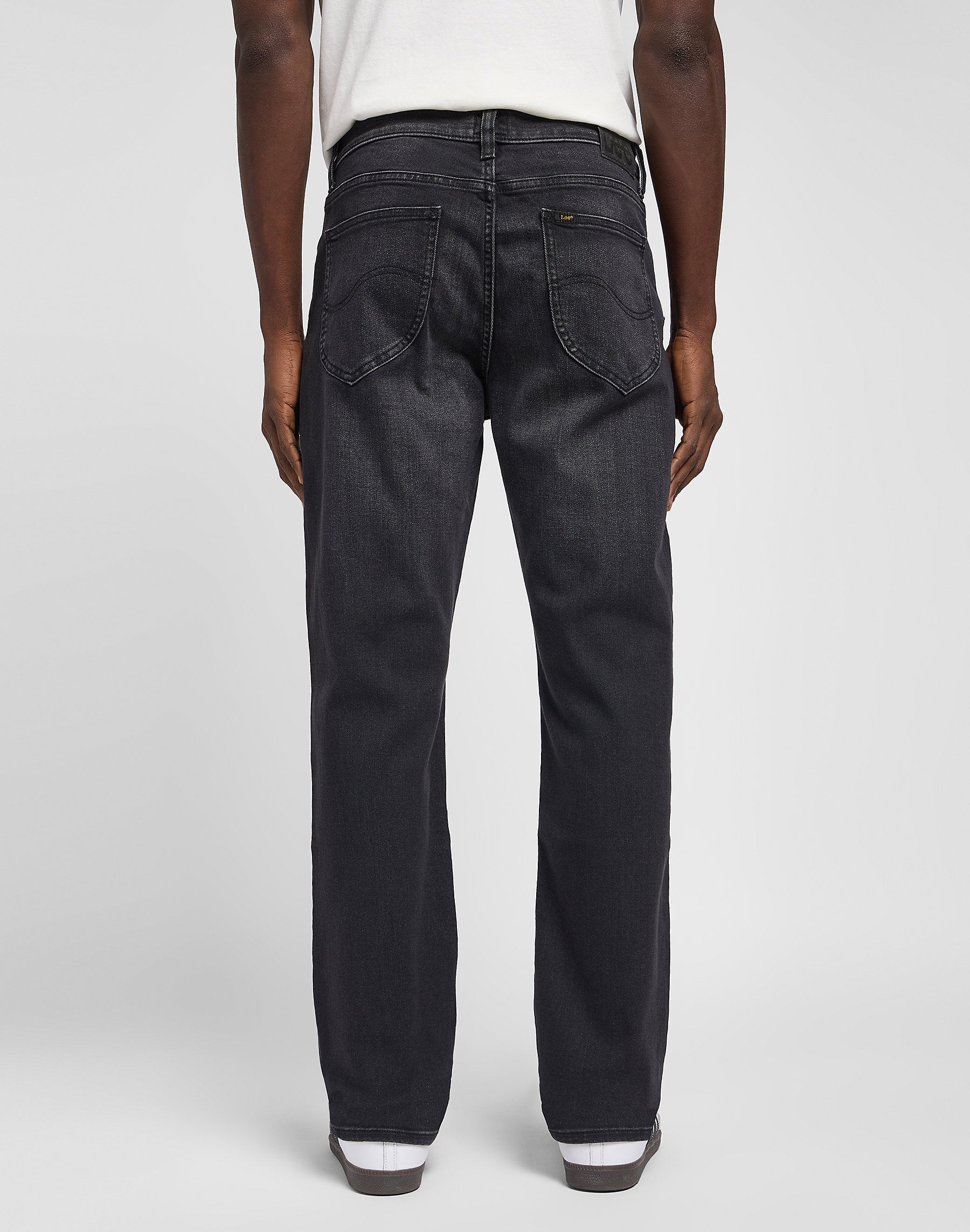 Męskie Spodnie Jeansowe Lee West Black Used 112339070