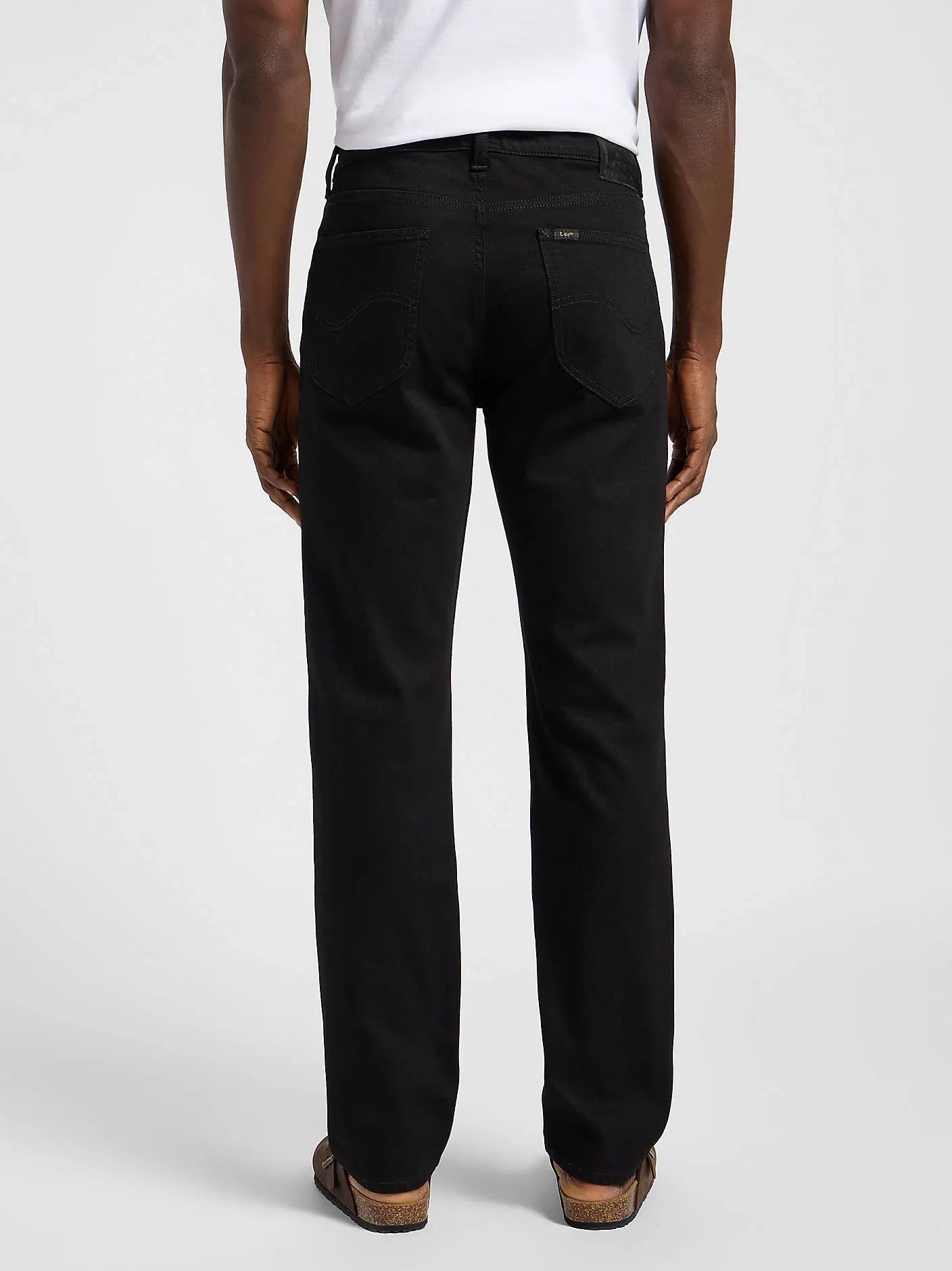 MESKIE SPODNIE LEE WEST CLEAN BLACK 112361073