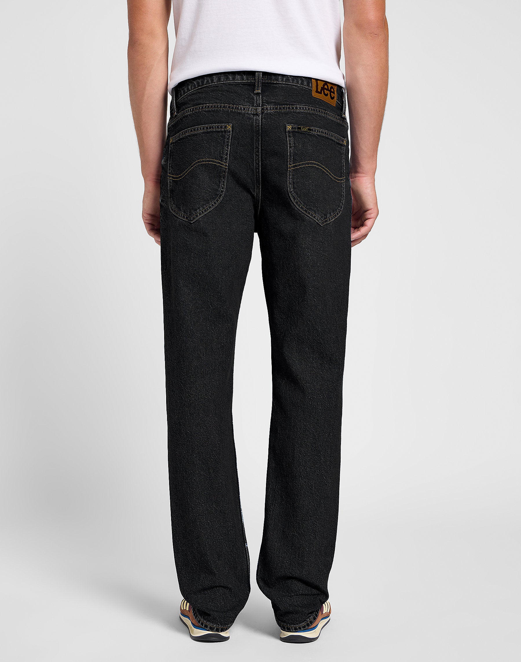 MESKIE SPODNIE  LEE WEST DEEP BLACK 112373323