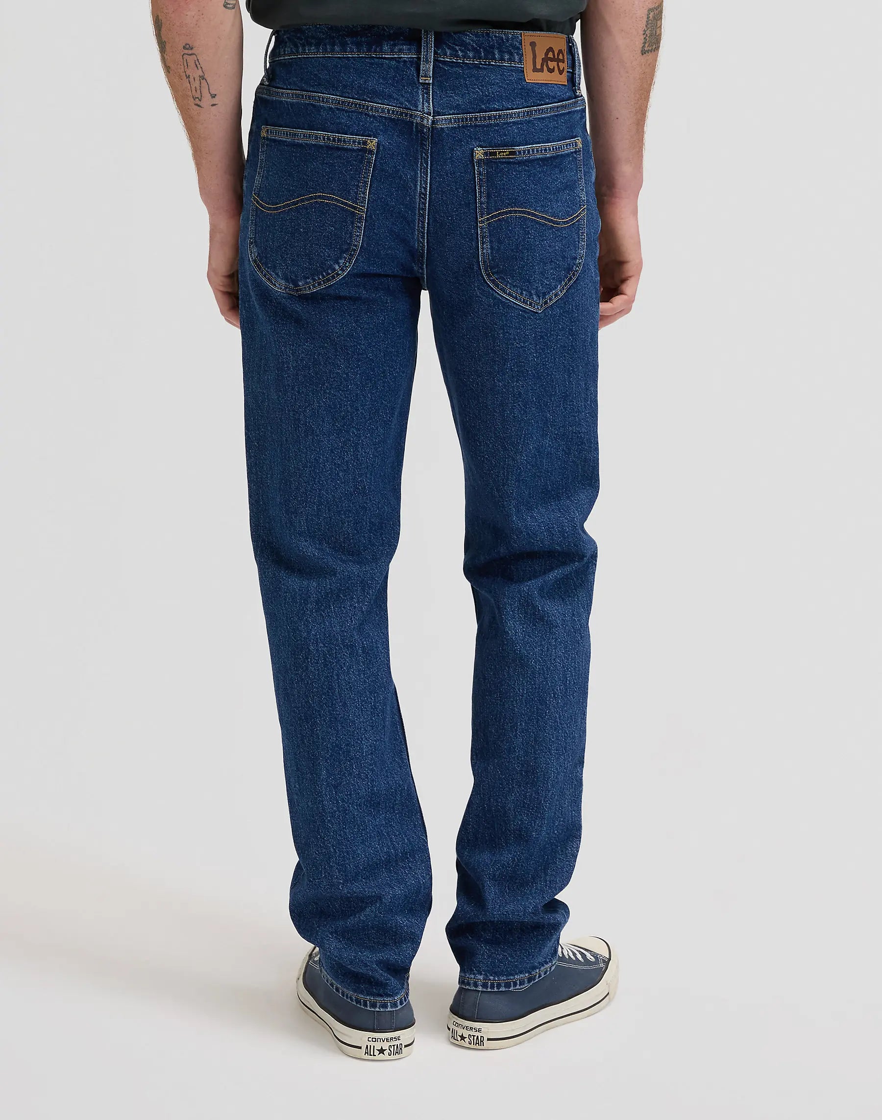 MESKIE SPODNIE LEE WEST INDIGO WARP 112376401
