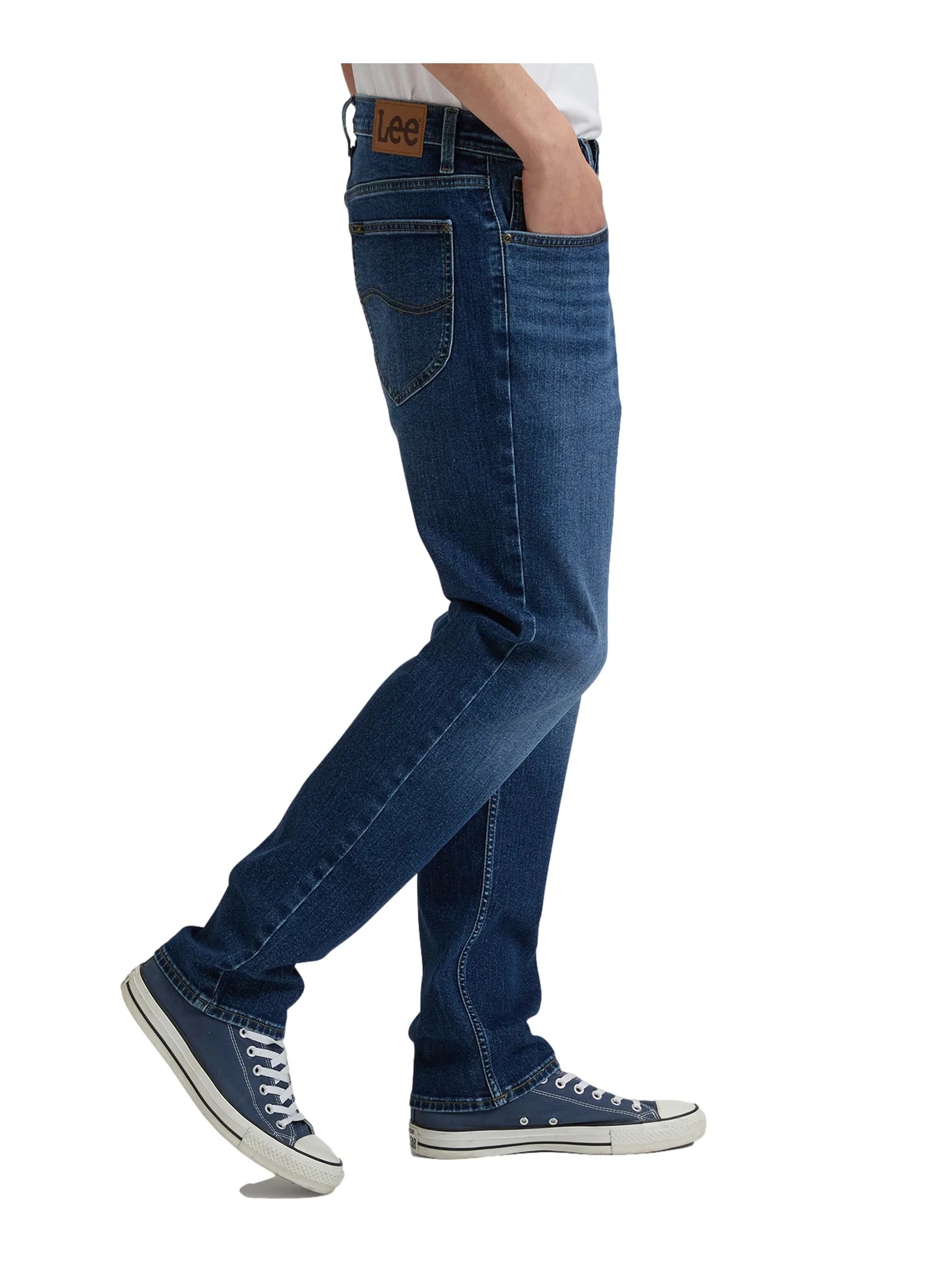 MESKIE SPODNIE LEE WEST SUMMER BLUE 112378738