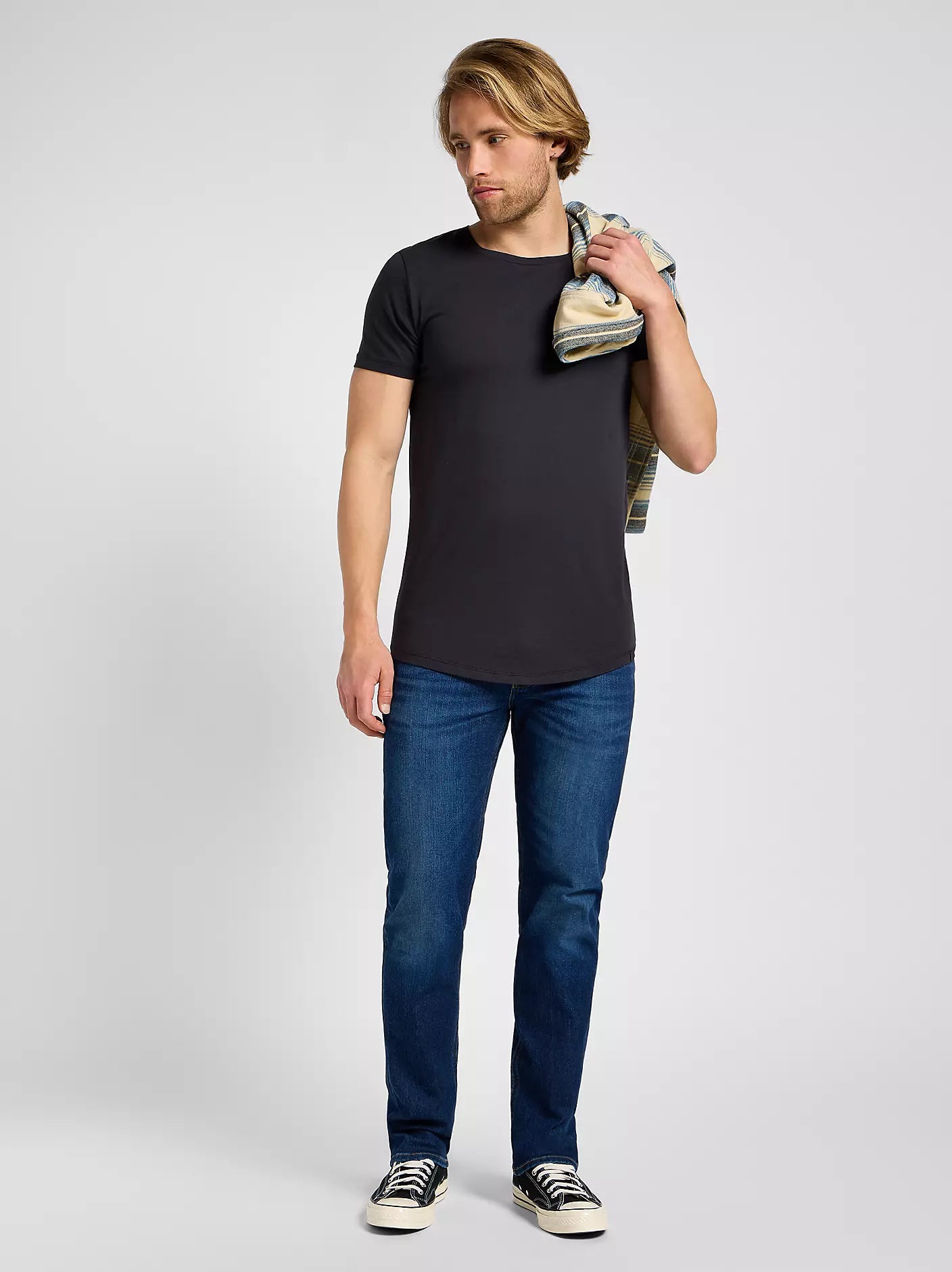 Męskie Spodnie Jeansowe Lee X Straight Vanadi 112359173
