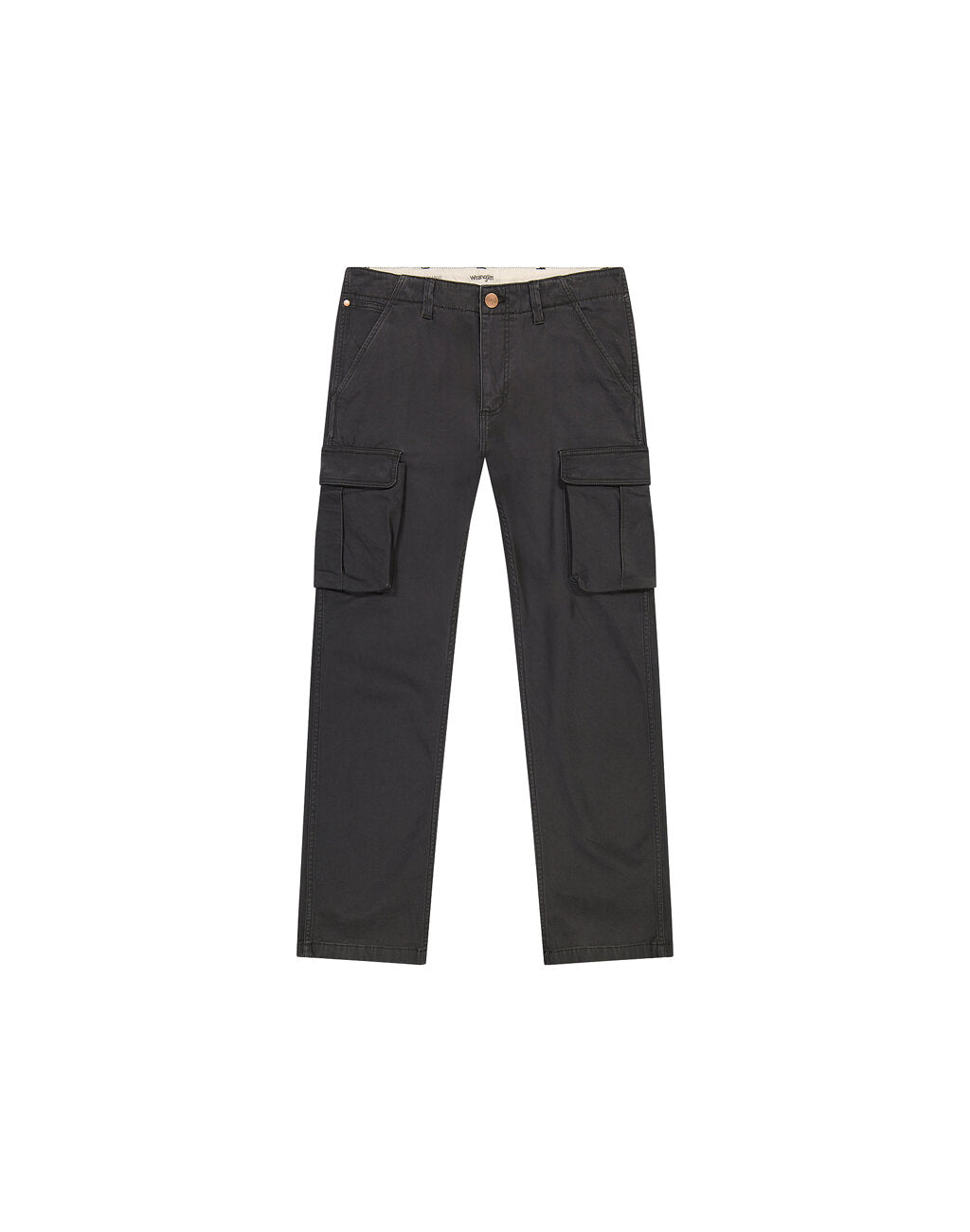 MESKIE SPODNIE MATERIAŁOWE CASEY JONES CARGO REGULAR FADED BLACK 112356845 W175008628