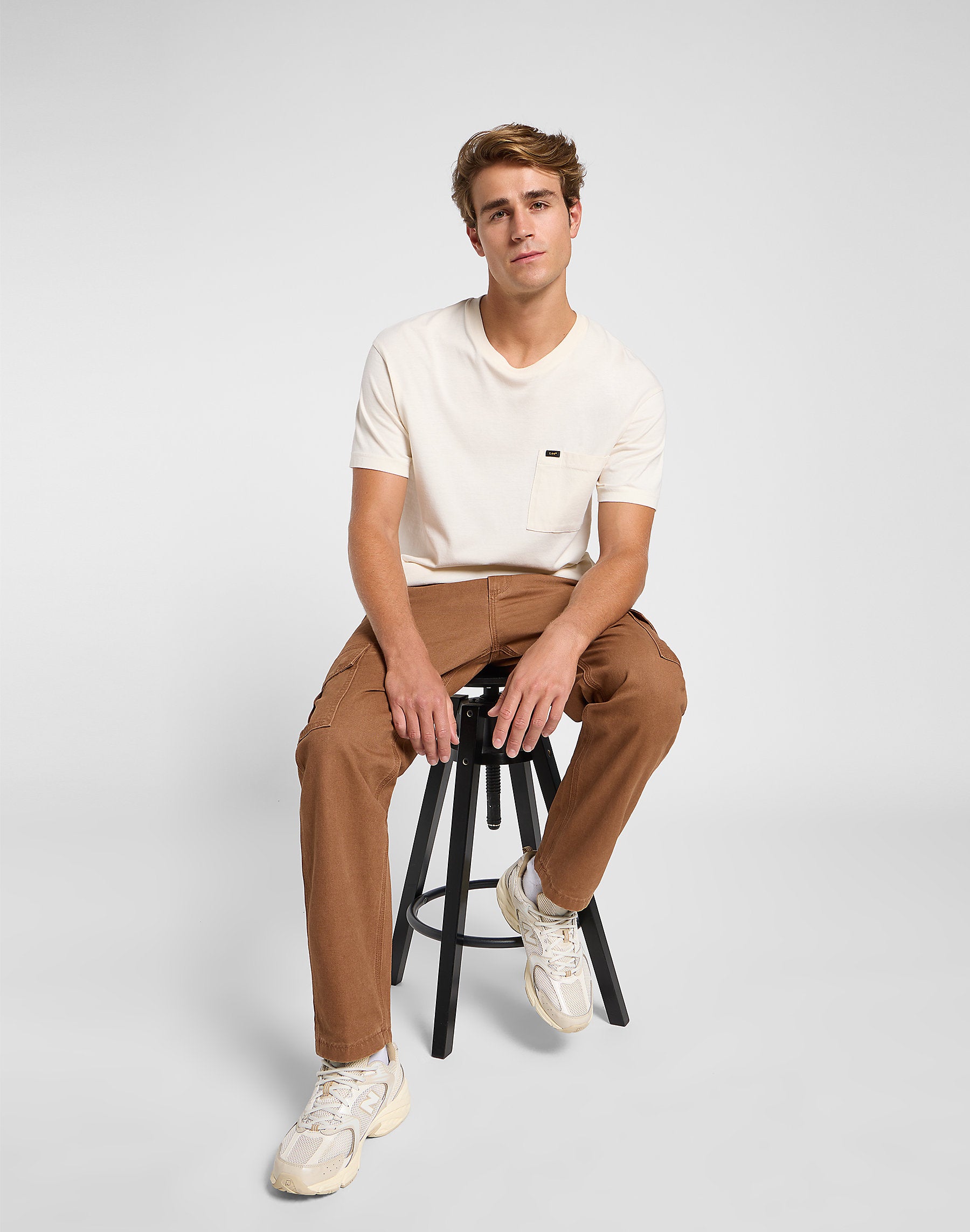Meskie Spodnie Materialowe Lee Cargo Pant Burlwood 112364175